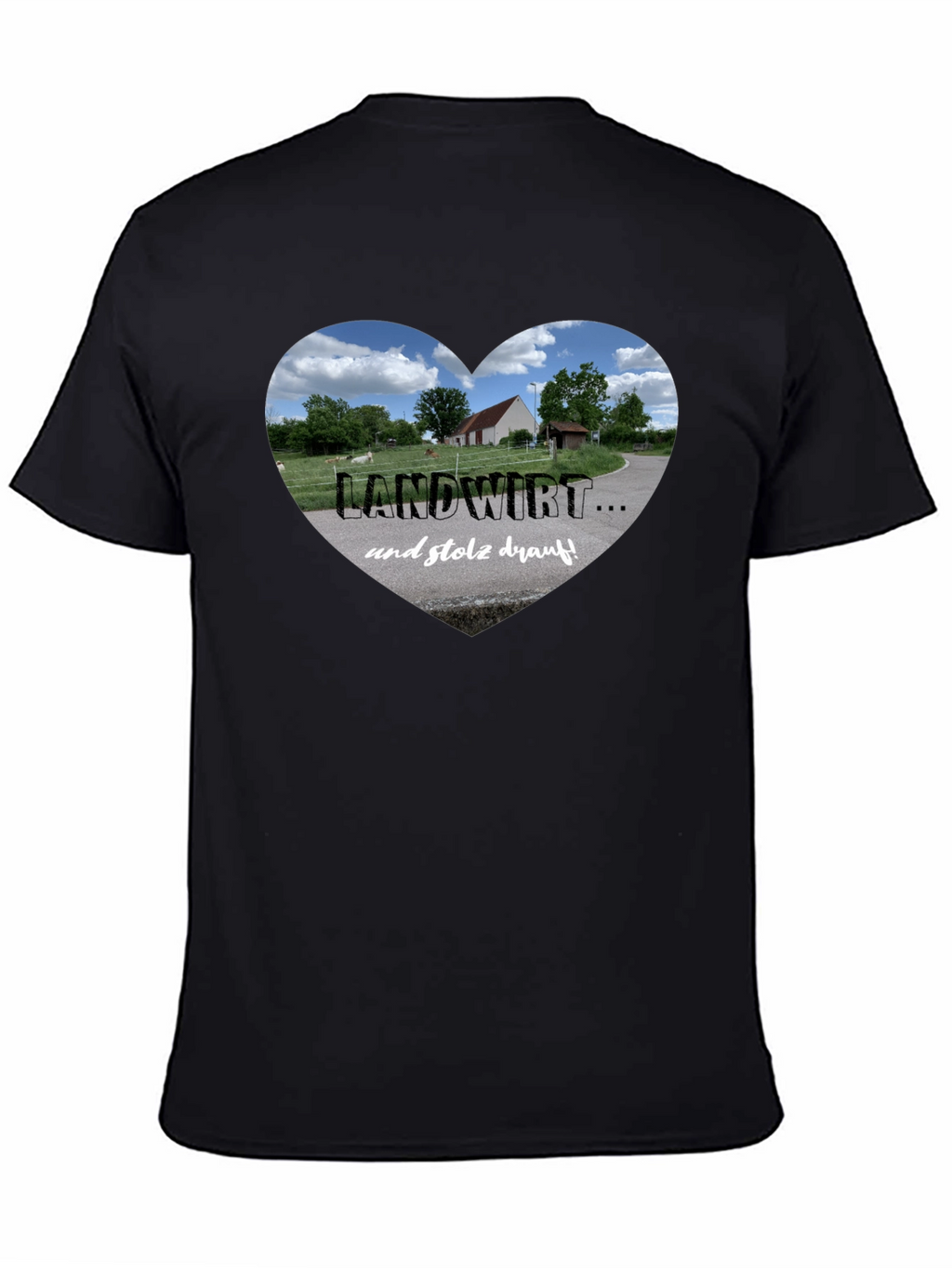 Landwirt Heart Graphic Tee - Proud Farmer T-Shirt