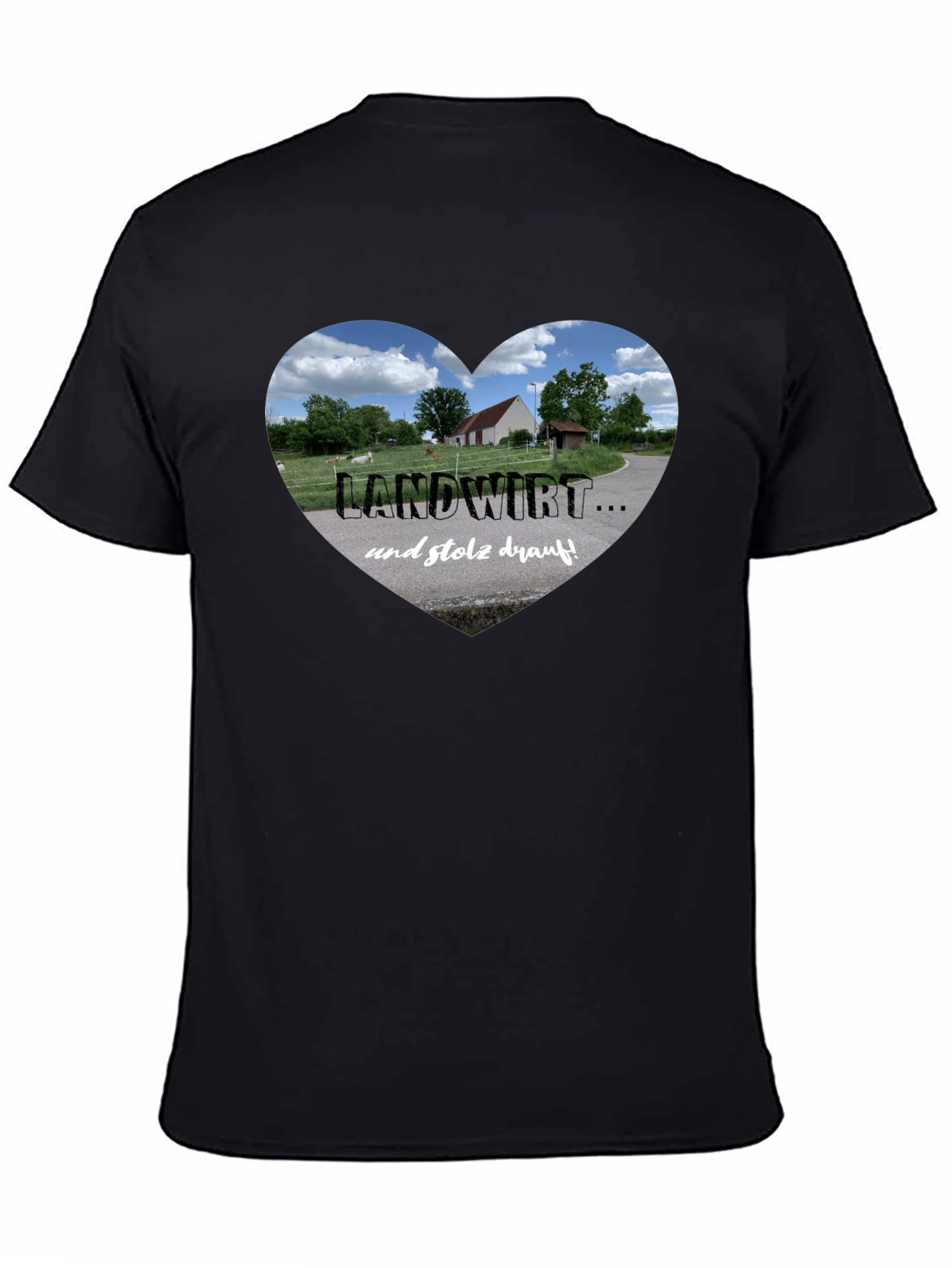 Landwirt Heart Graphic Tee - Proud Farmer T-Shirt
