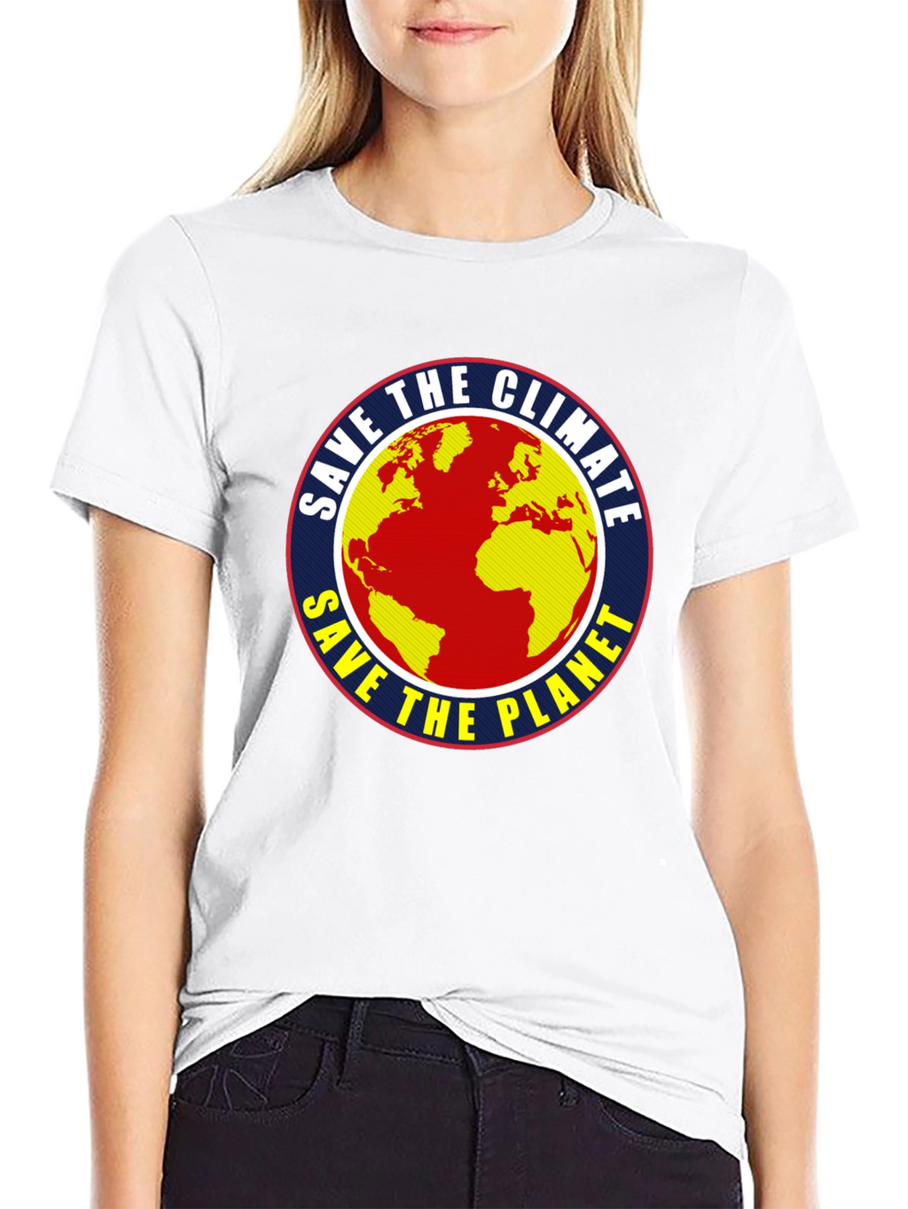 Save the Climate Earth Graphic T-Shirt