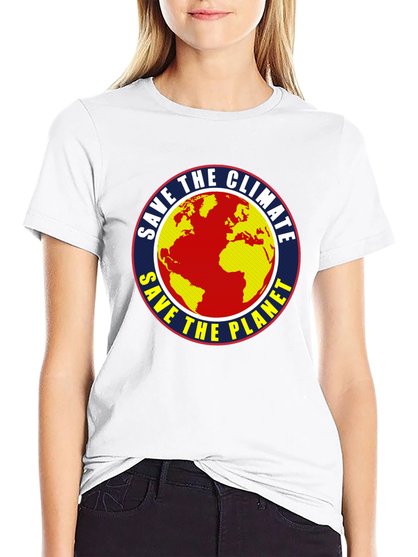 Save the Climate Earth Graphic T-Shirt