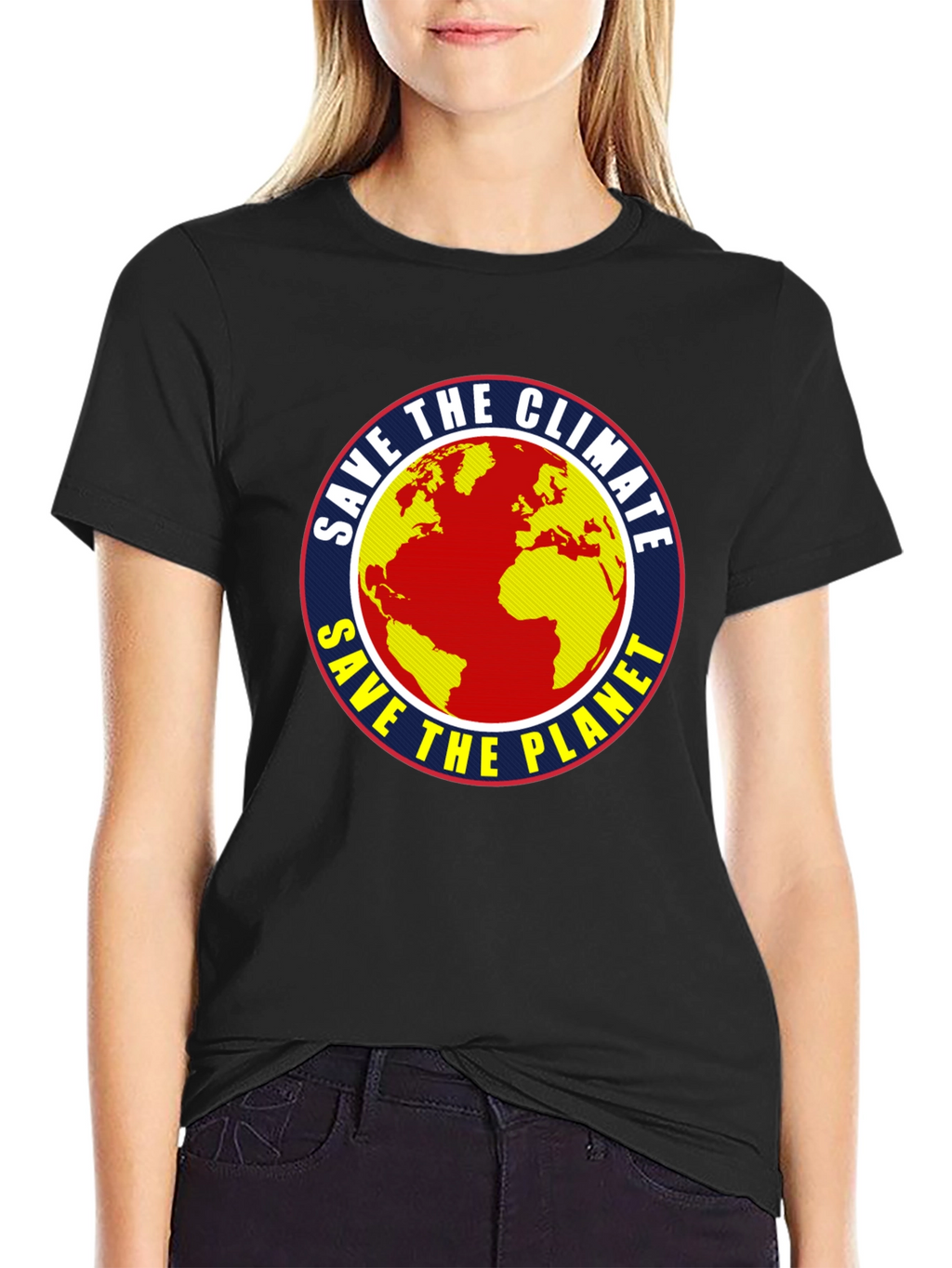Save the Climate Earth Graphic T-Shirt