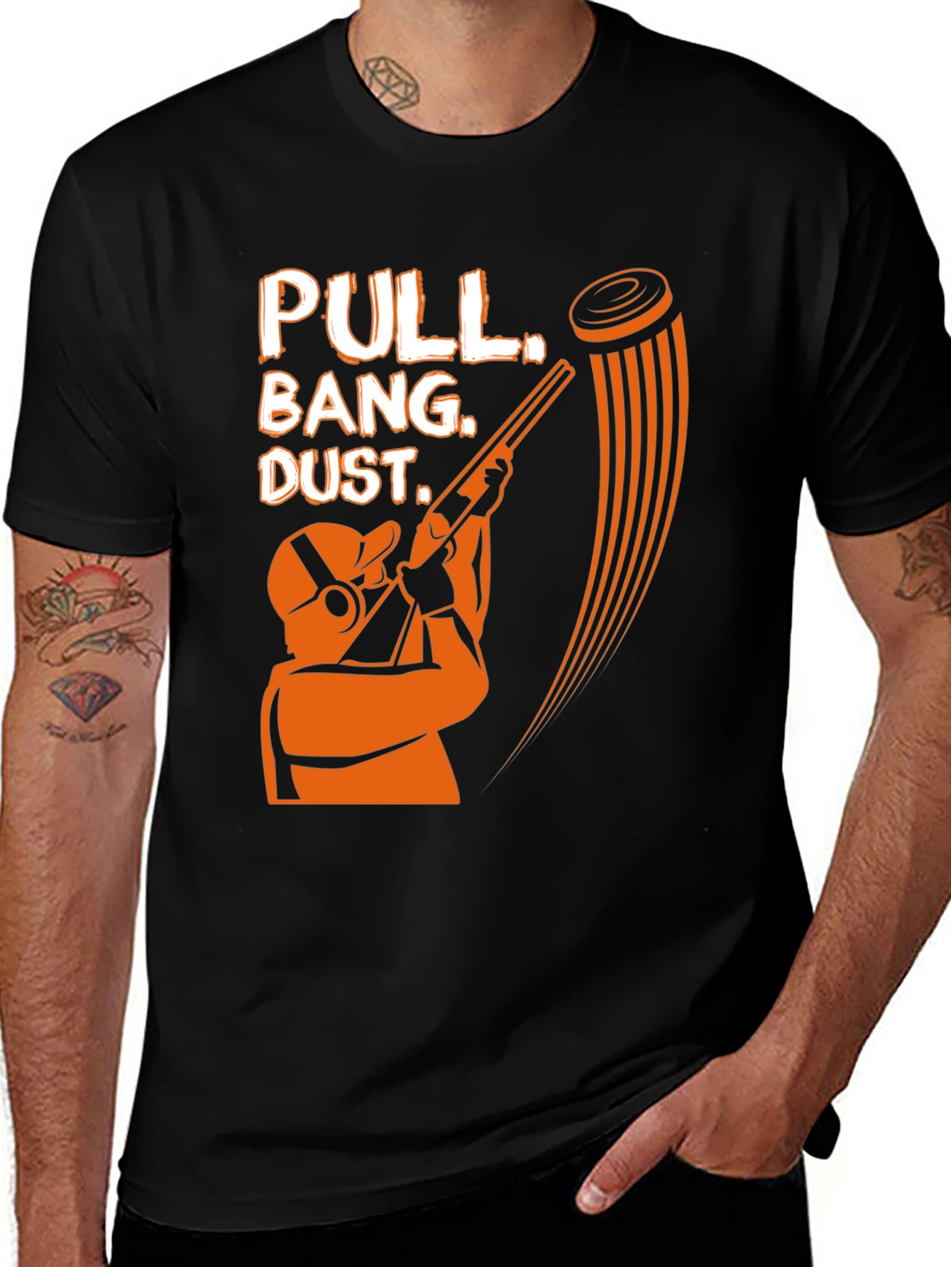 Pull Bang Dust! Clay Shooting T-Shirt