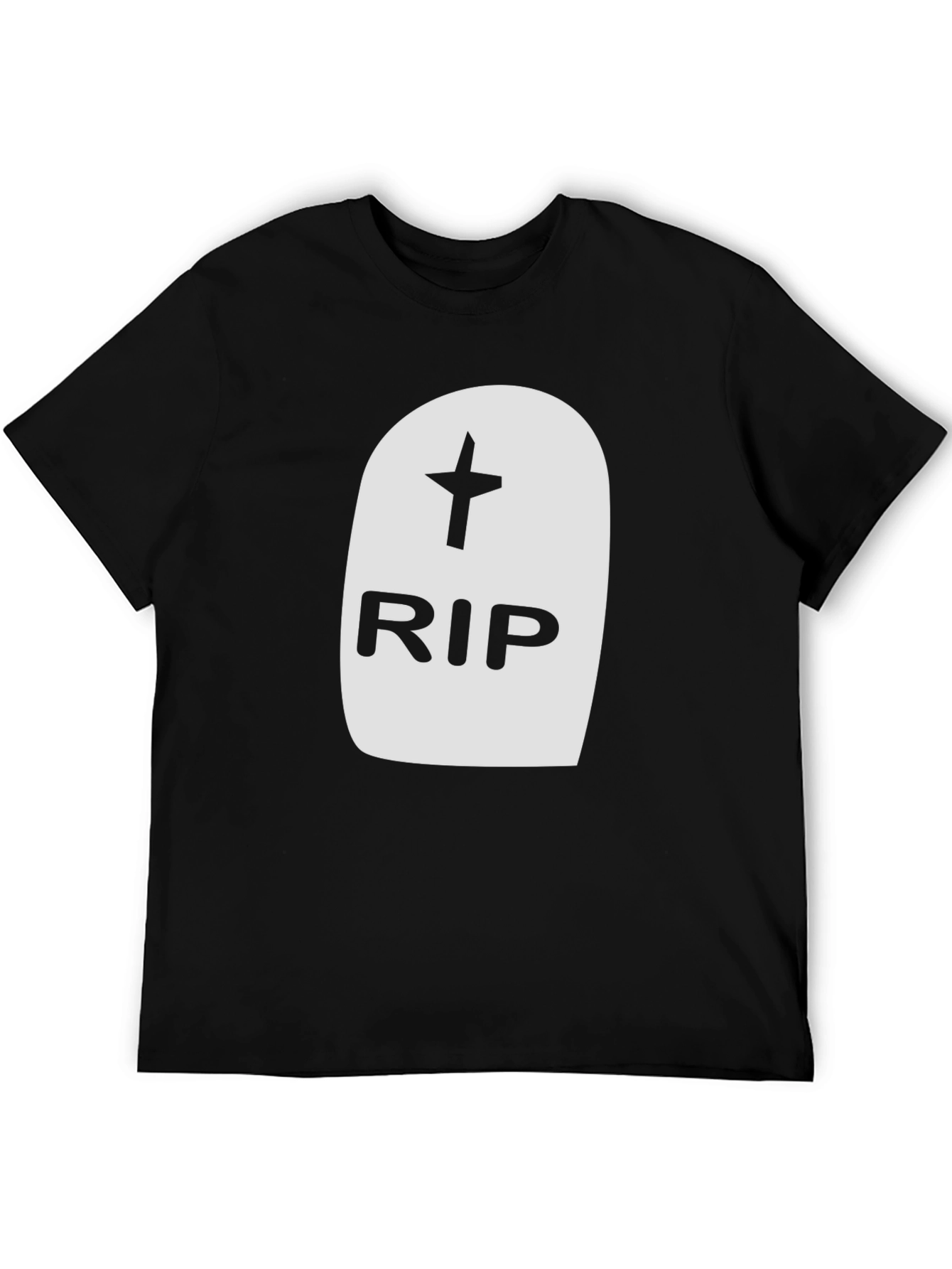 RIP Tombstone Graphic Tee - Classic Halloween Style
