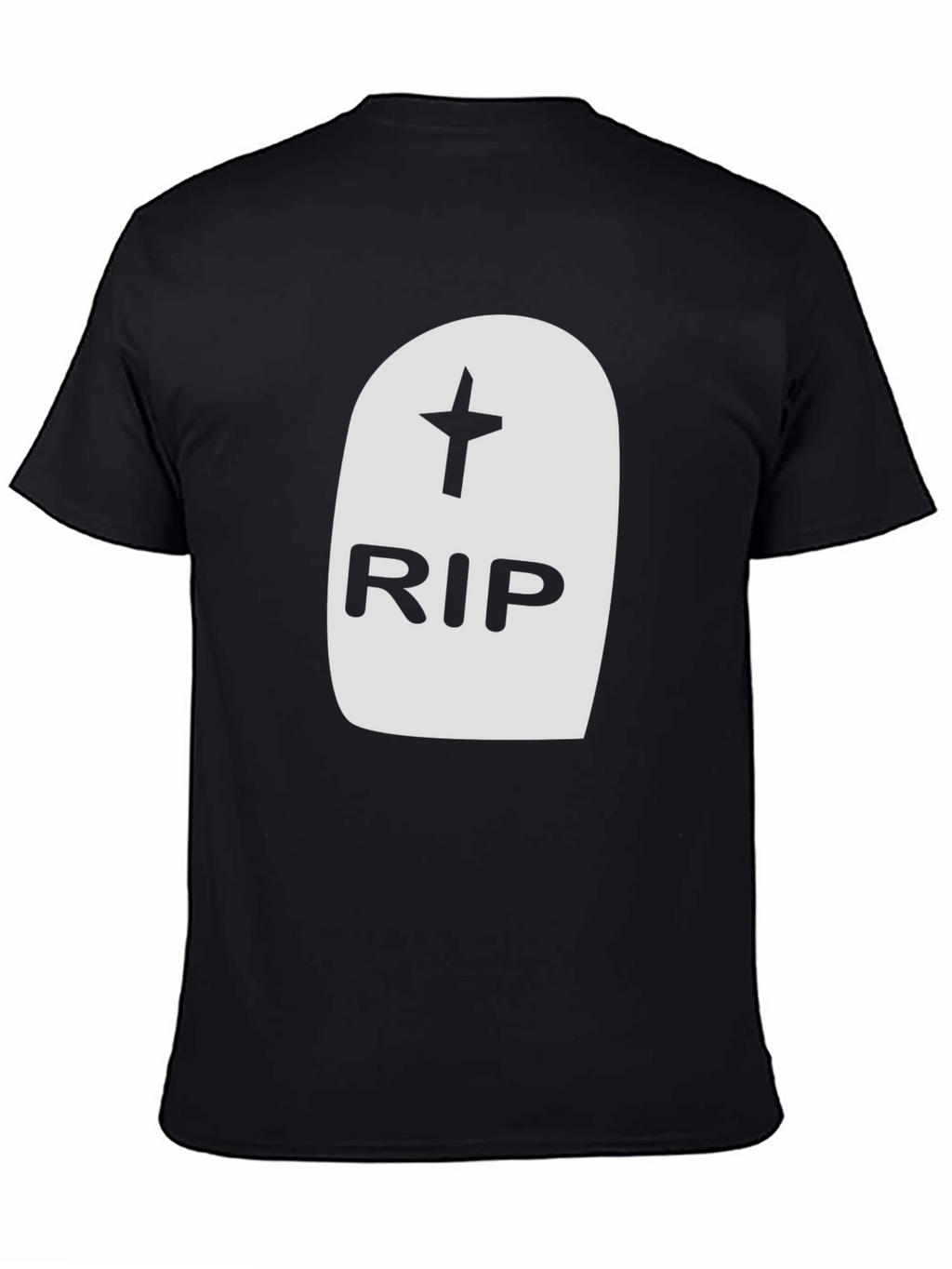 RIP Tombstone Graphic Tee - Classic Halloween Style