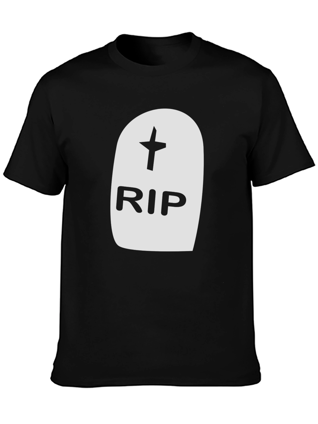 RIP Tombstone Graphic Tee - Classic Halloween Style