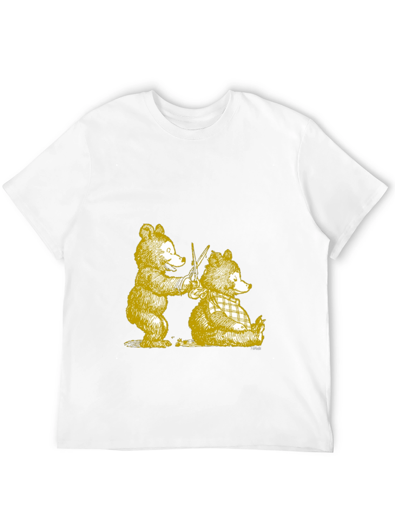 Bear Barber Graphic Tee