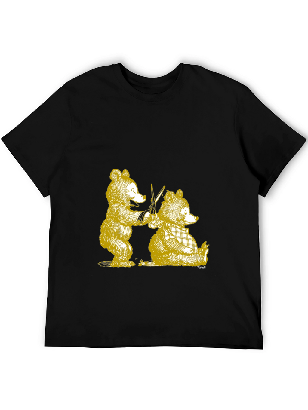 Bear Barber Graphic Tee