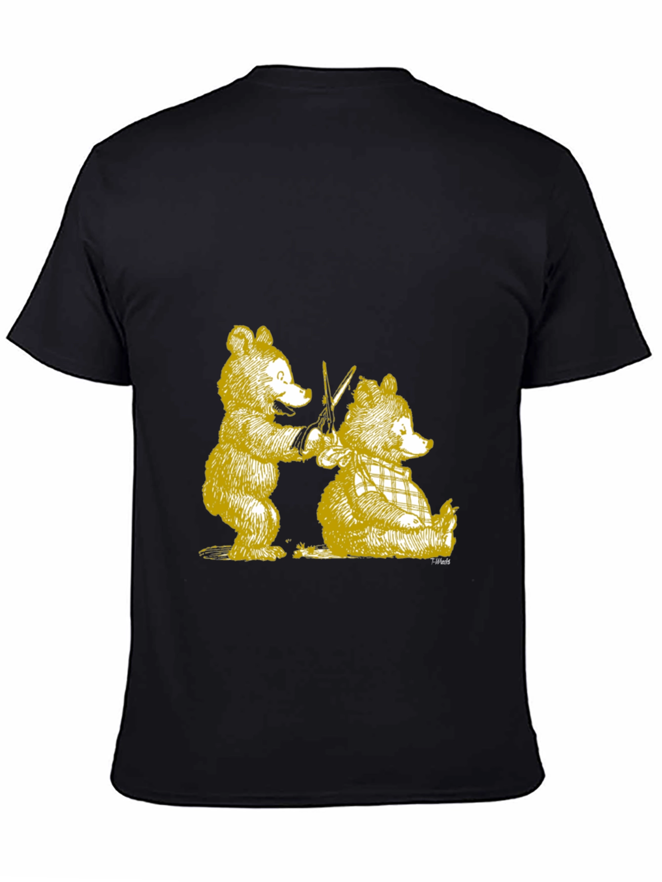 Bear Barber Graphic Tee