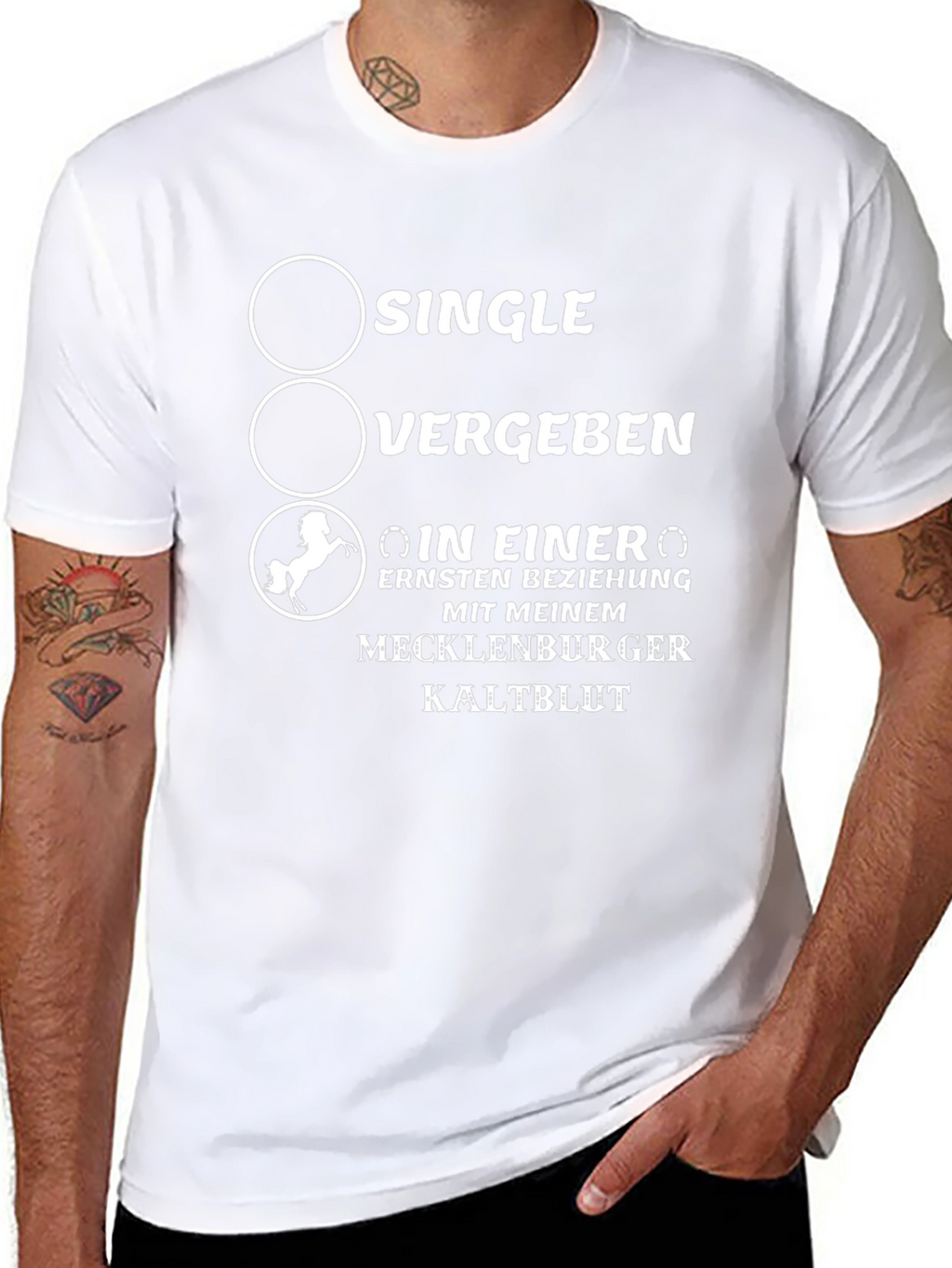 Funny Horse Lover T-Shirt - Mecklenburger Kaltblut