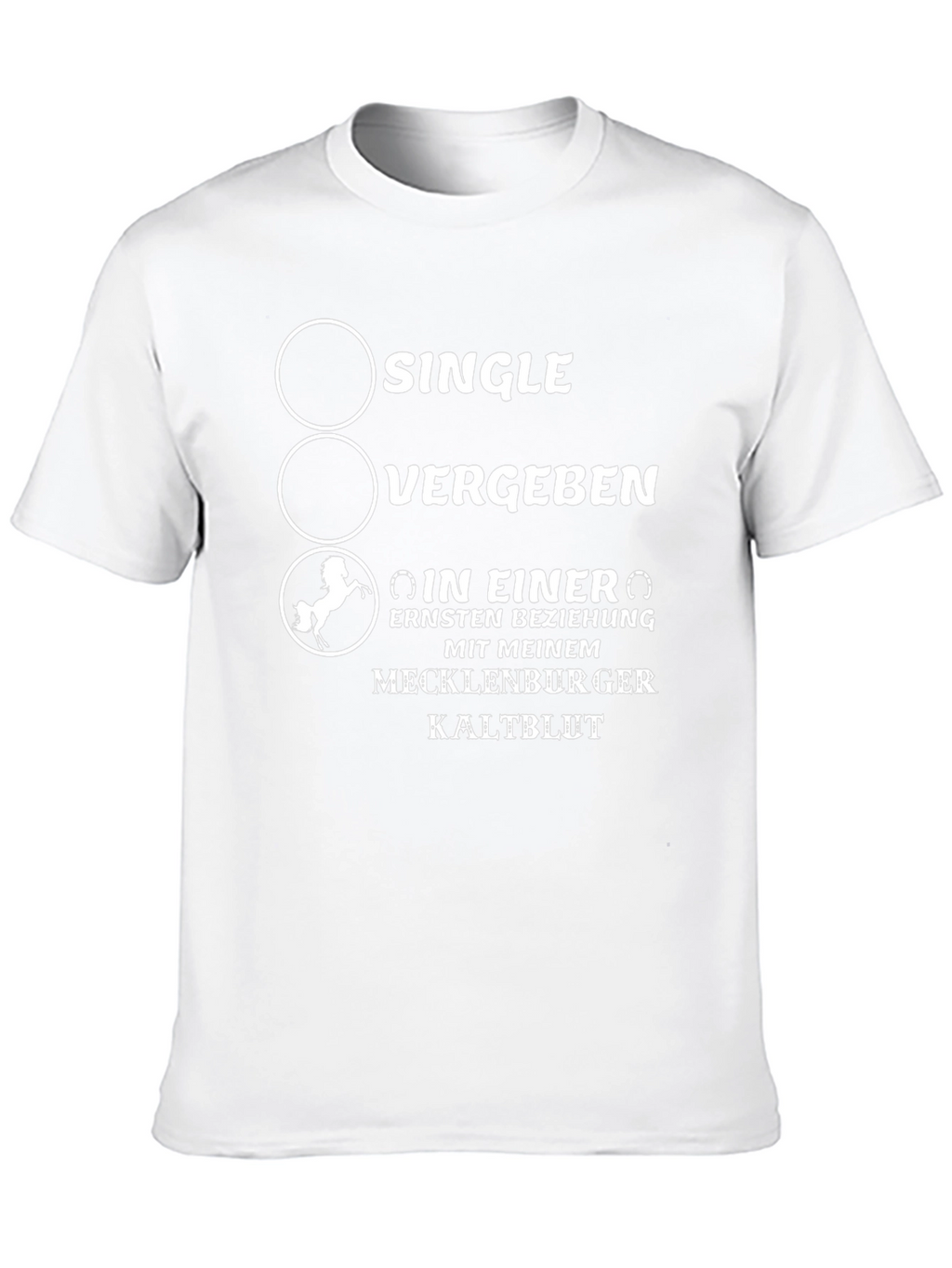 Funny Horse Lover T-Shirt - Mecklenburger Kaltblut