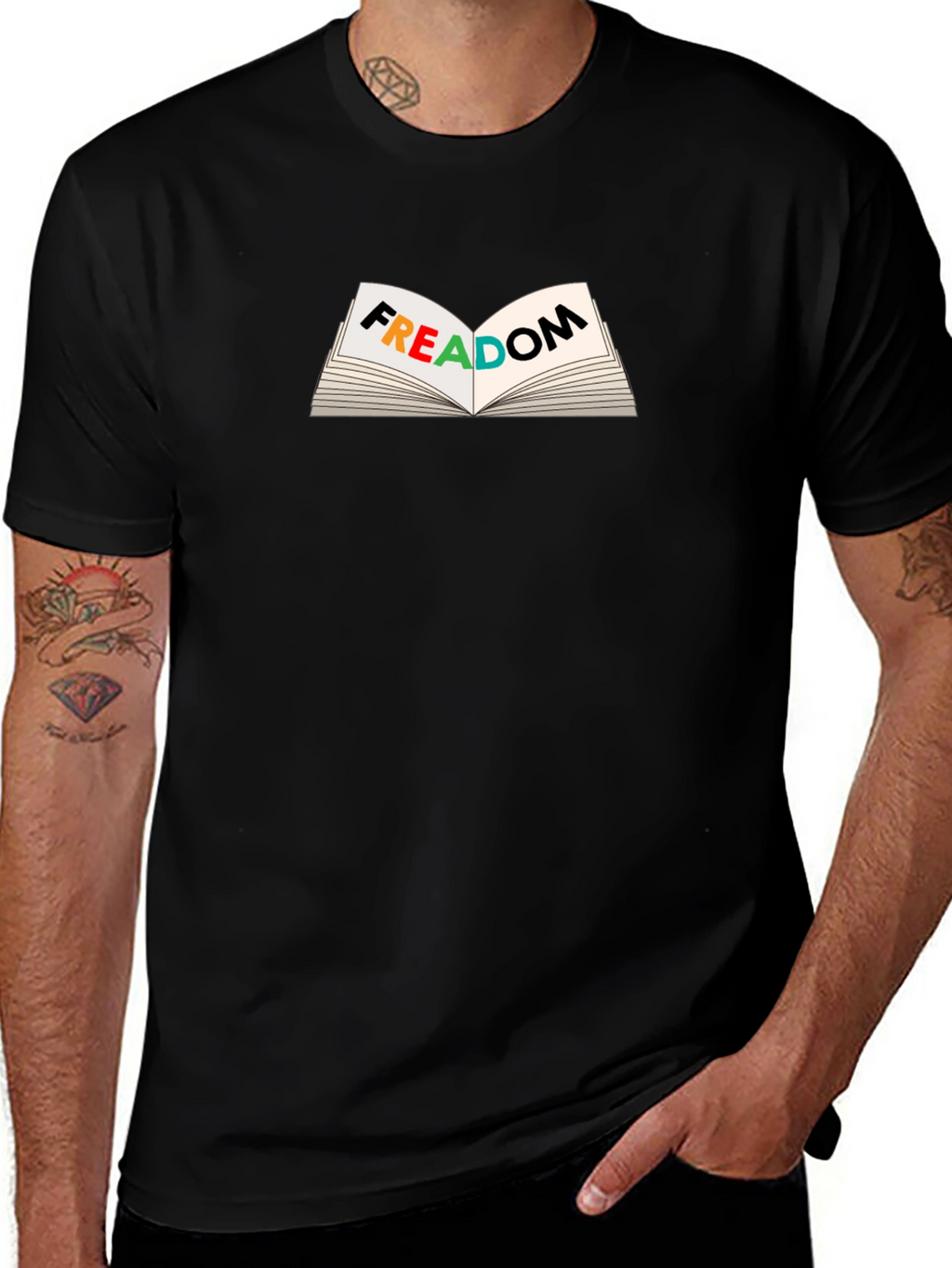 Freedom Book T-Shirt - Express Yourself!