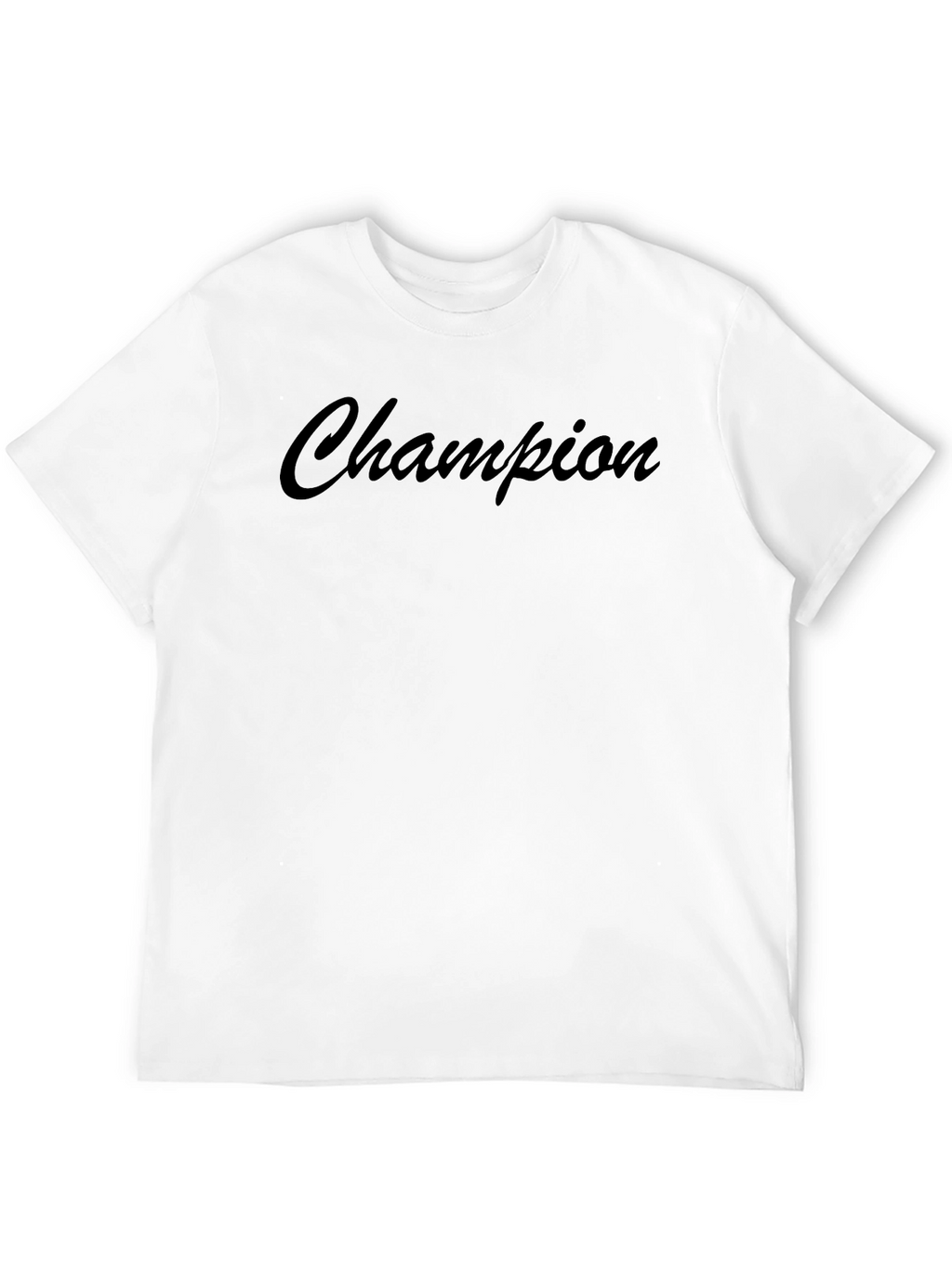 Champion Black T-Shirt - Modern Casual Style