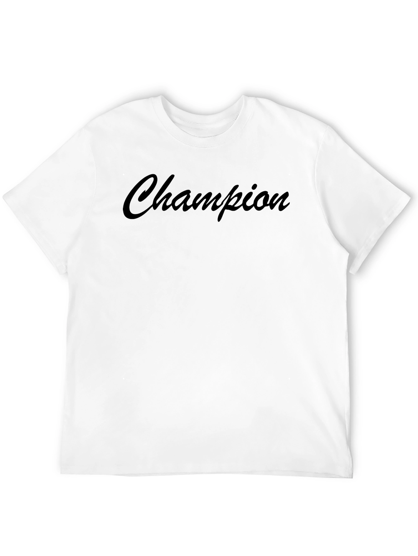 Champion Black T-Shirt - Modern Casual Style