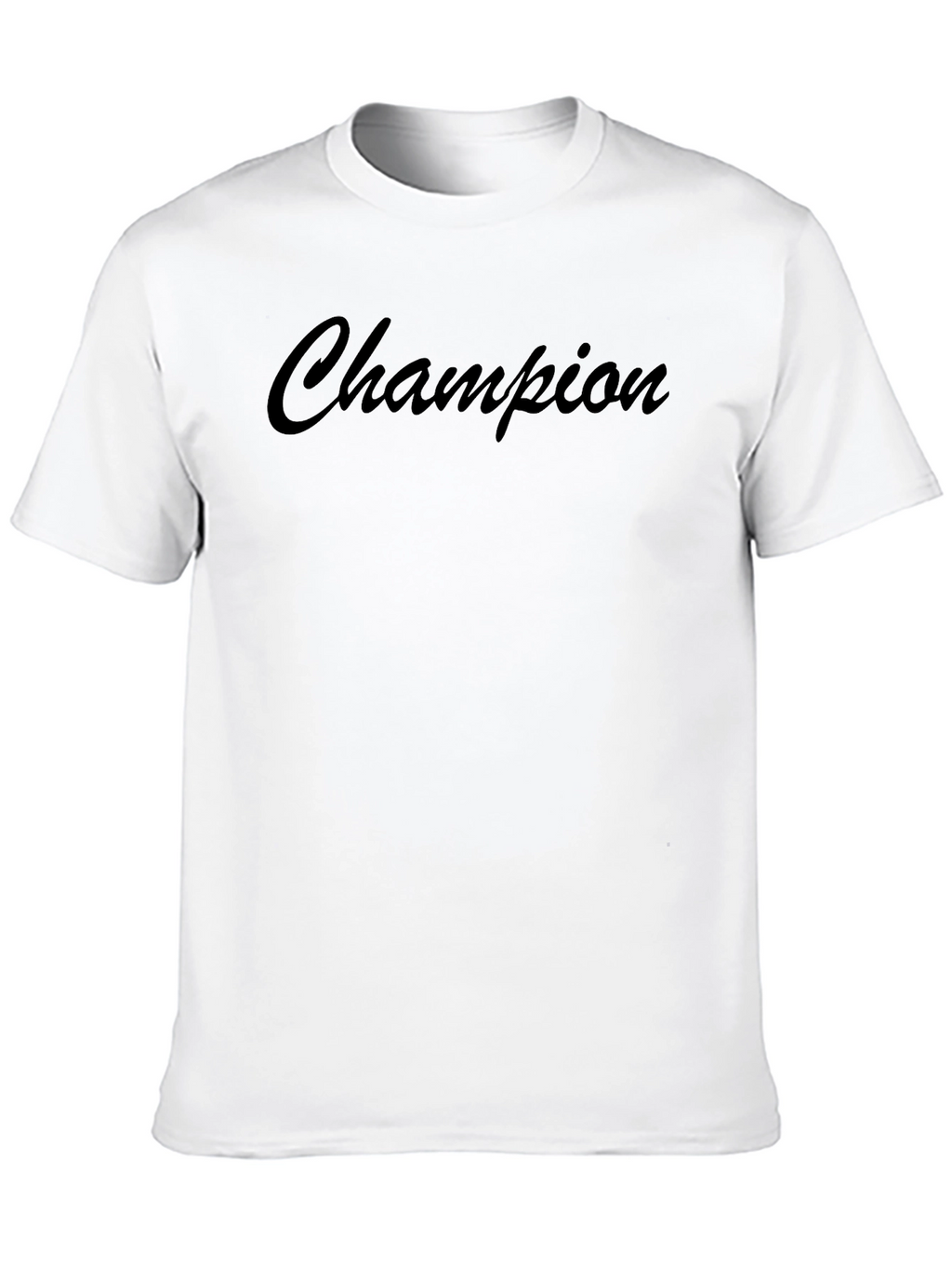 Champion Black T-Shirt - Modern Casual Style