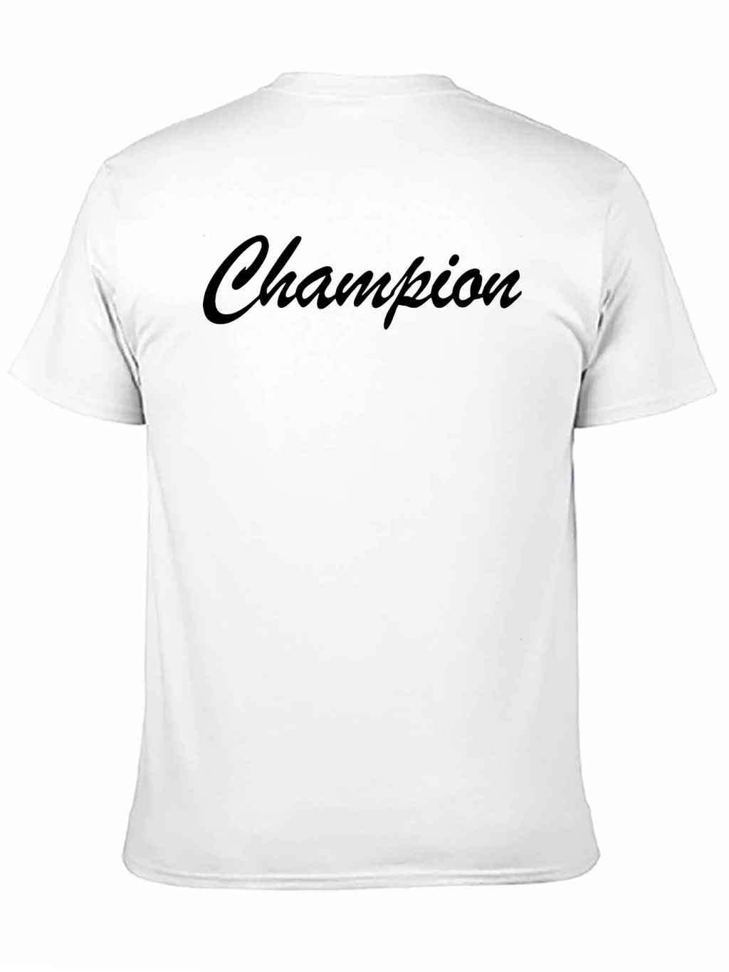Champion Black T-Shirt - Modern Casual Style