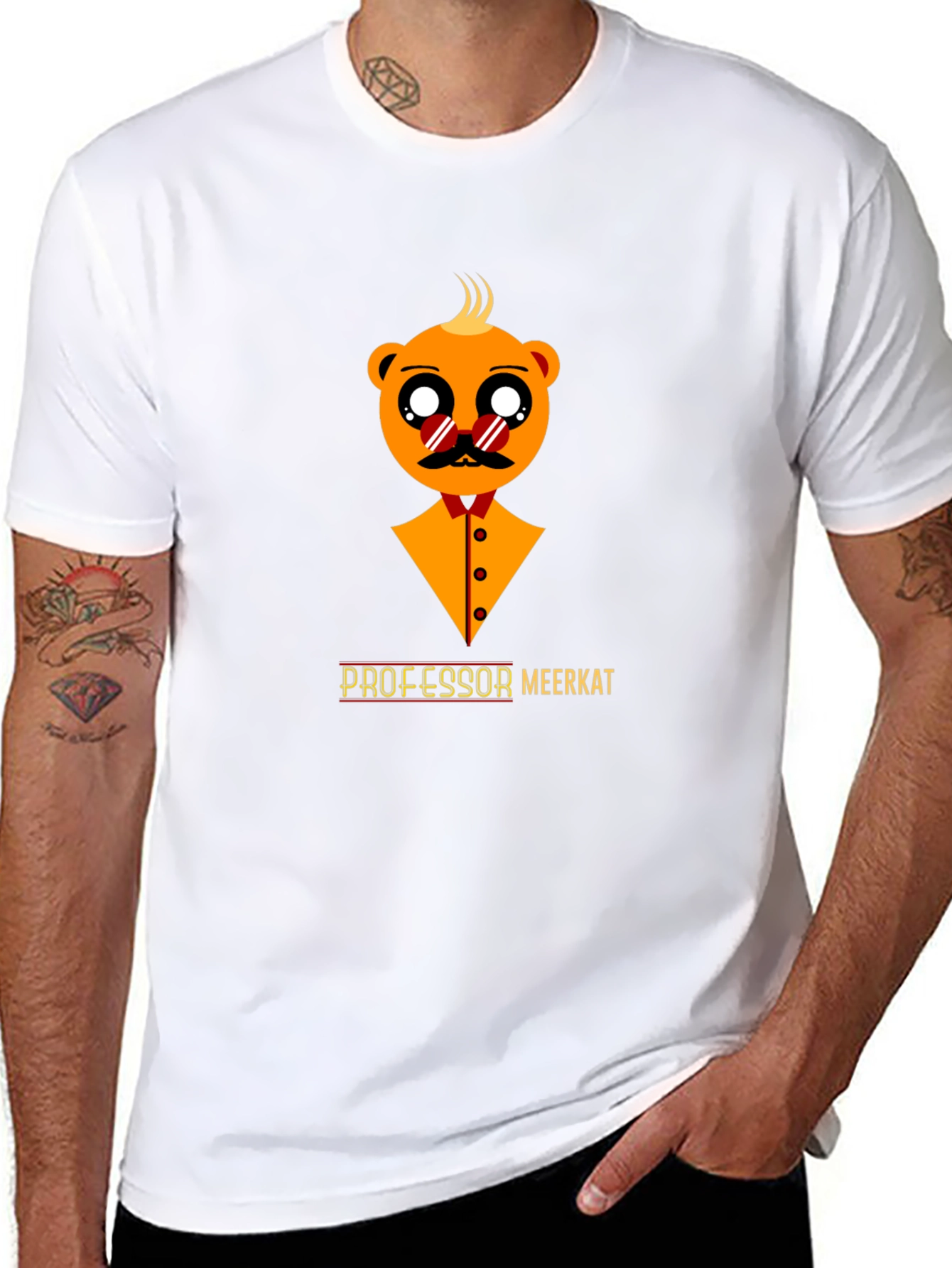Professor Meerkat Graphic T-Shirt