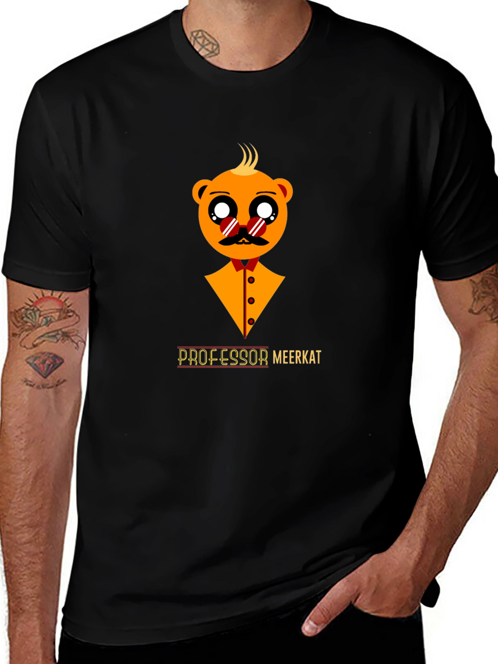 Professor Meerkat Graphic T-Shirt