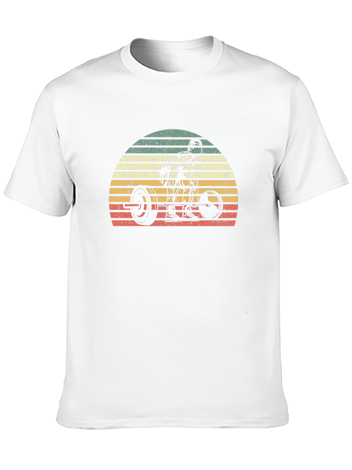 Retro Sunset Gym T-Shirt