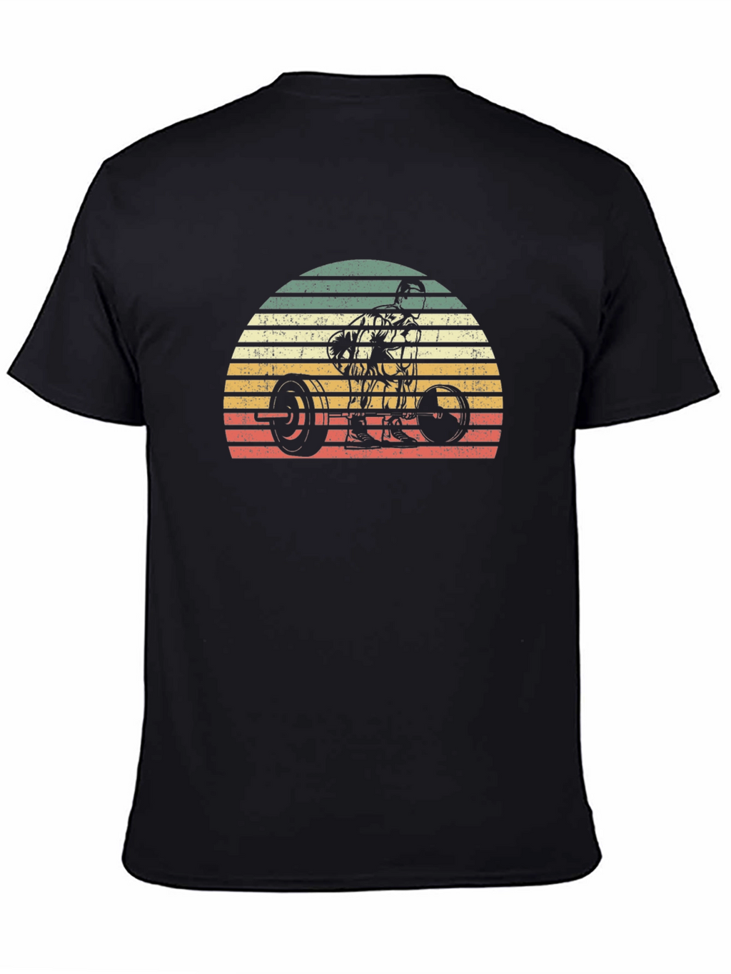 Retro Sunset Gym T-Shirt
