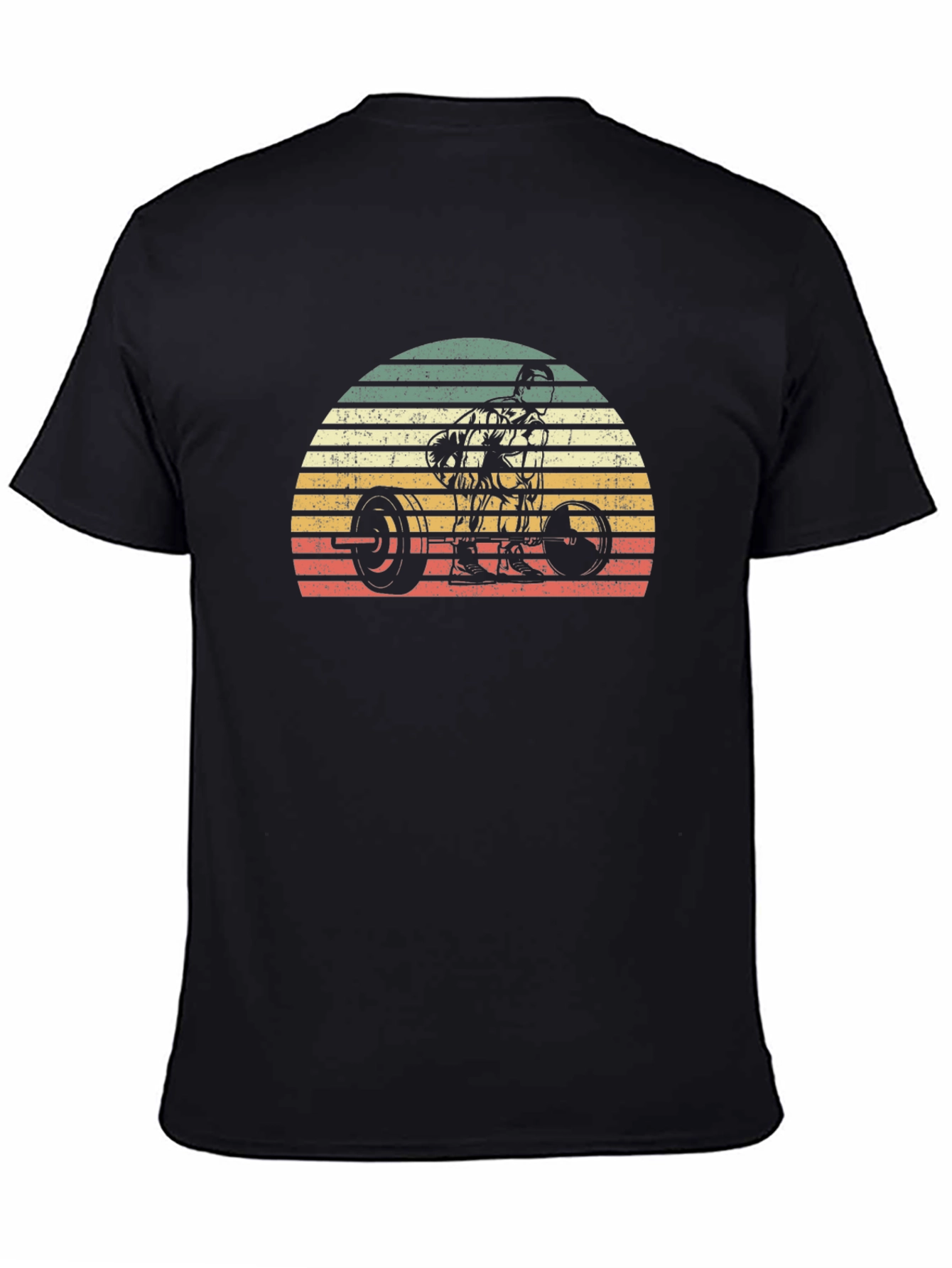 Retro Sunset Gym T-Shirt