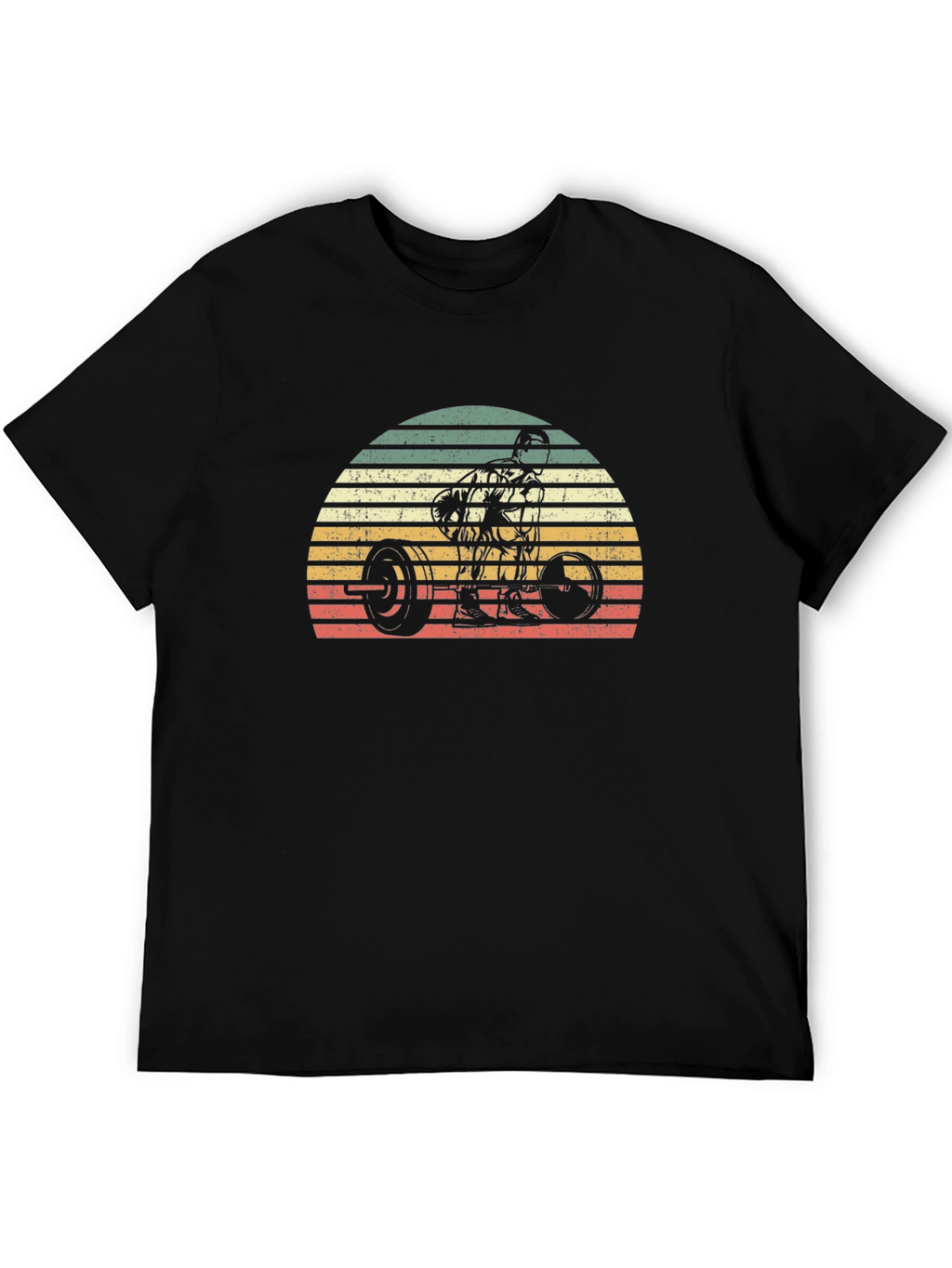 Retro Sunset Gym T-Shirt