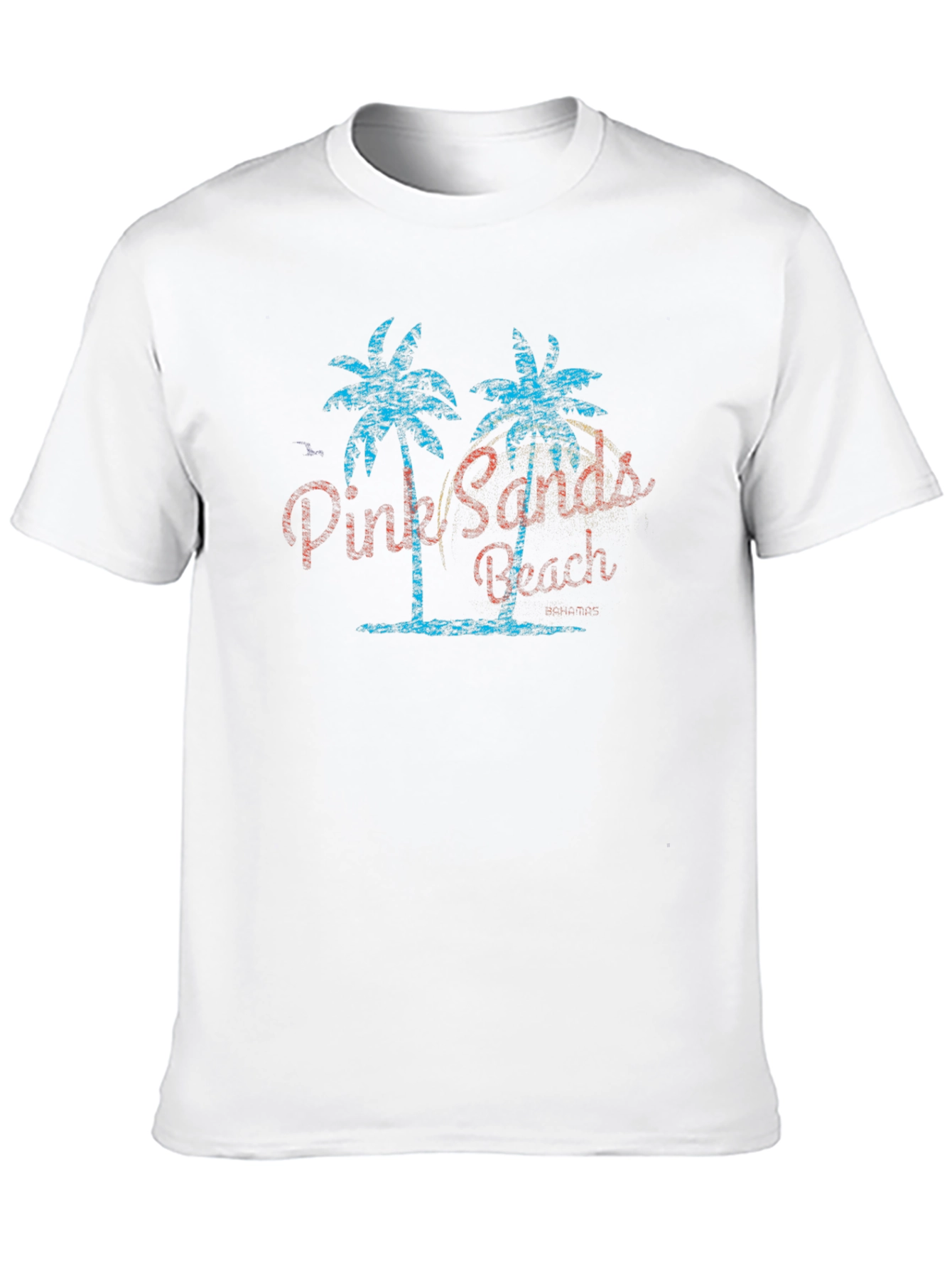 Pink Sands Beach Graphic T-Shirt