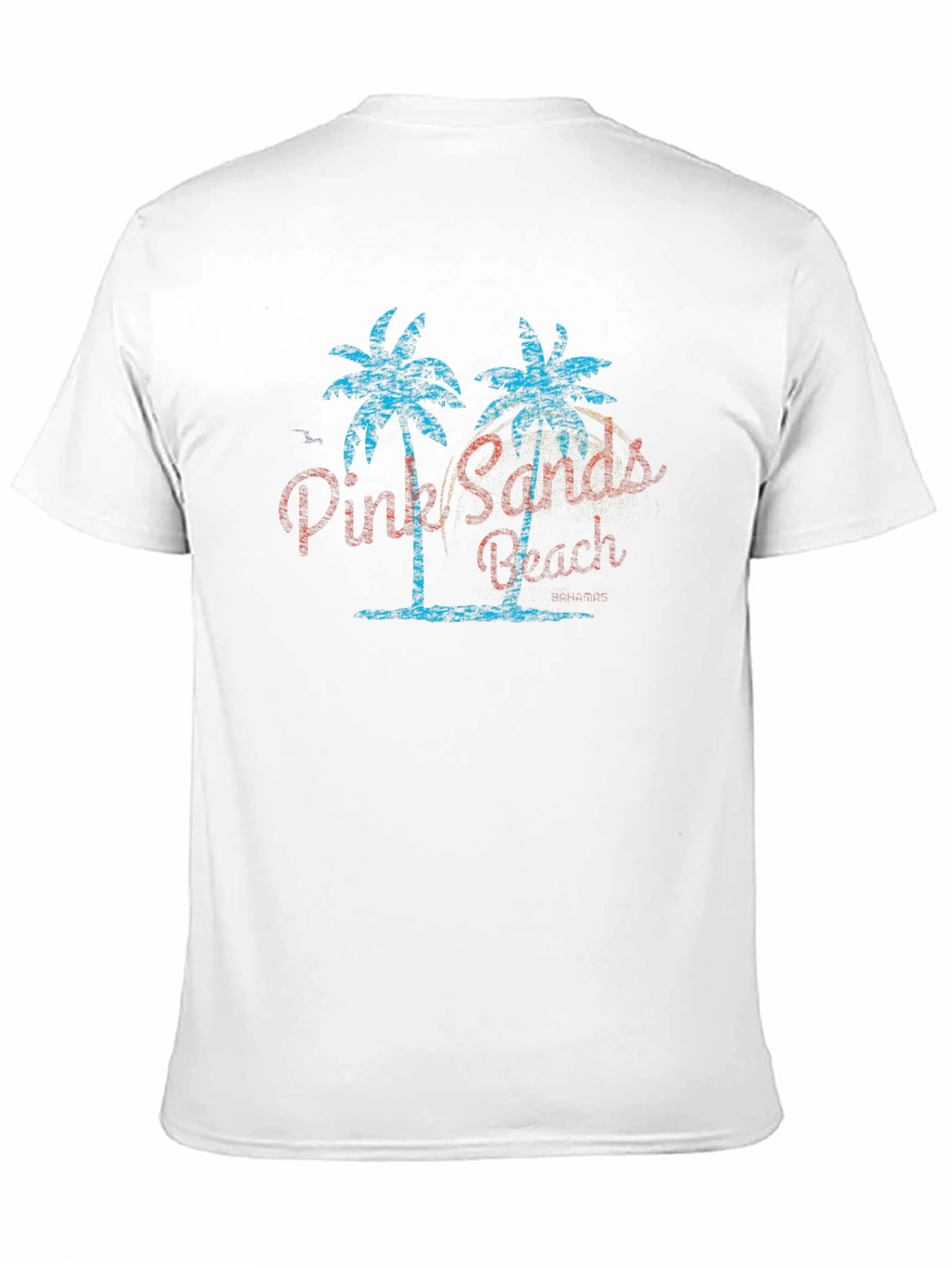 Pink Sands Beach Graphic T-Shirt