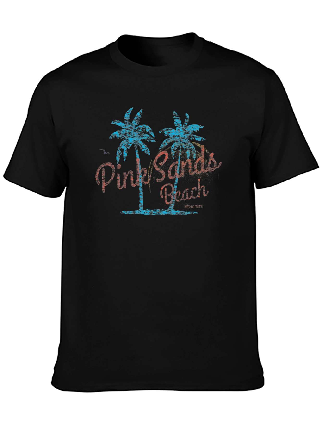 Pink Sands Beach Graphic T-Shirt