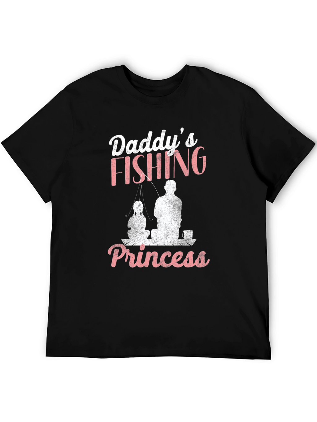 Daddys Fishing Princess Graphic T-Shirt Fathers Day Gift