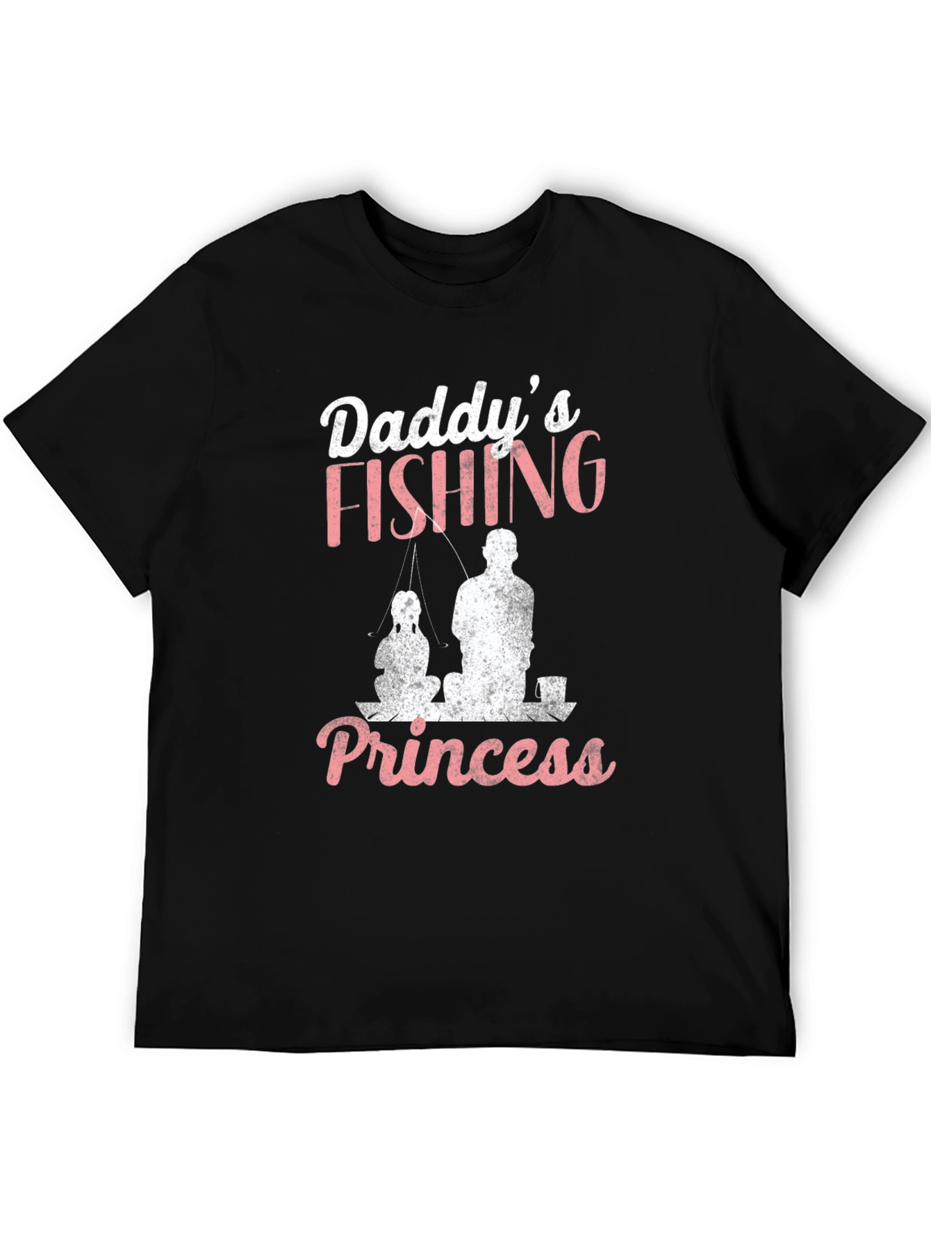 Daddys Fishing Princess Graphic T-Shirt Fathers Day Gift
