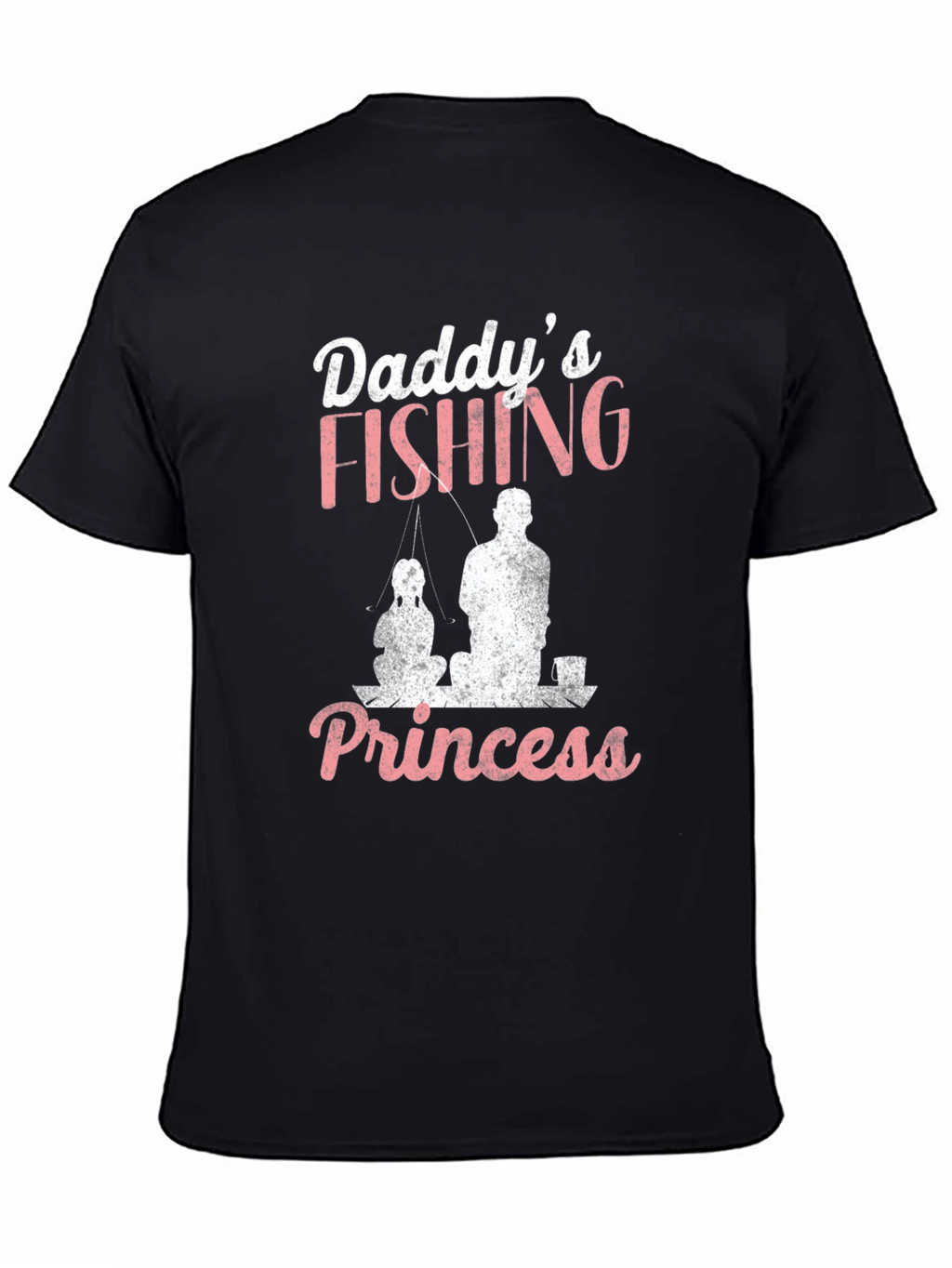 Daddys Fishing Princess Graphic T-Shirt Fathers Day Gift