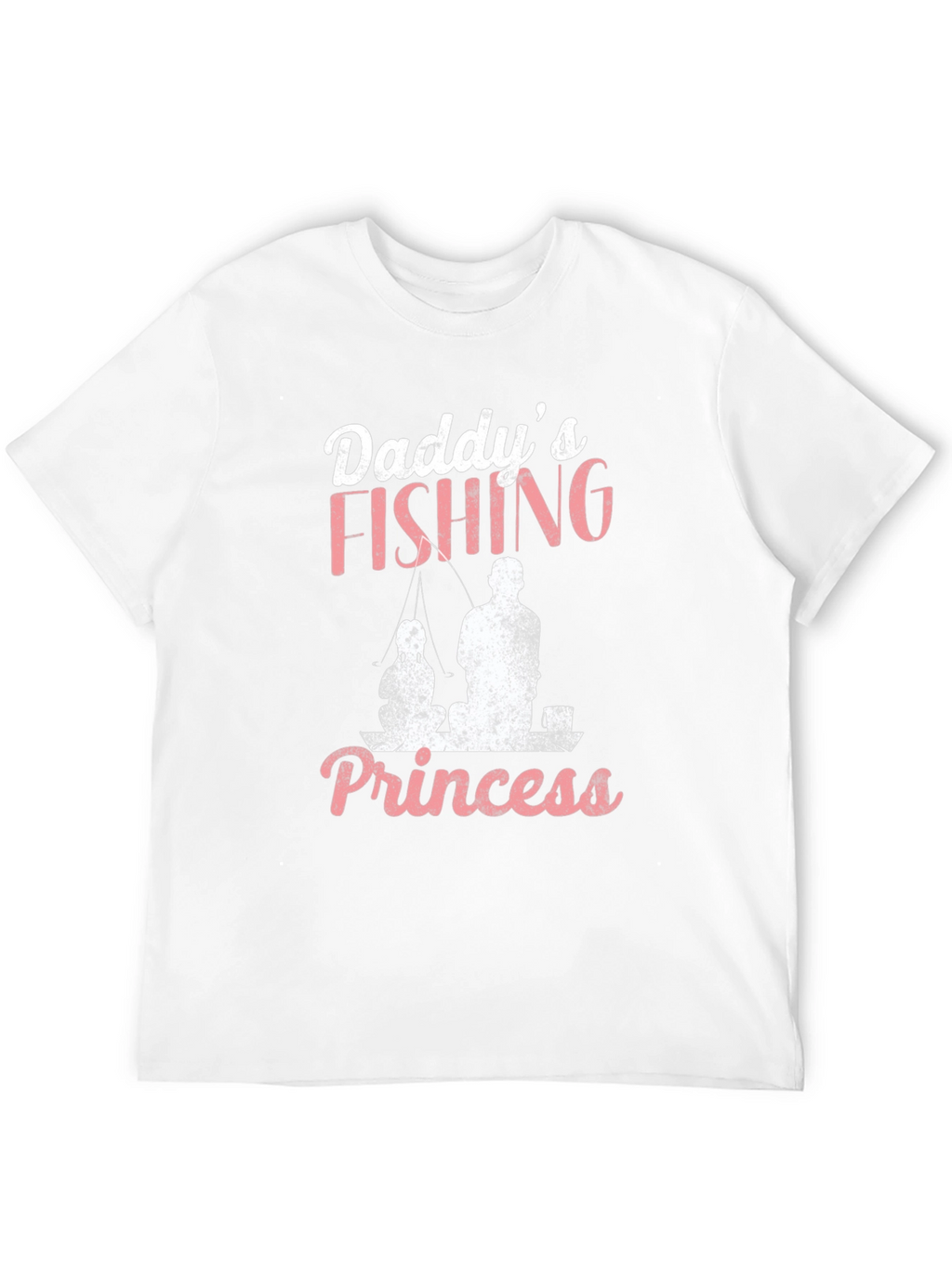 Daddys Fishing Princess Graphic T-Shirt Fathers Day Gift