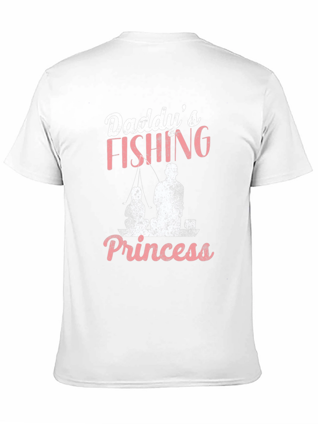 Daddys Fishing Princess Graphic T-Shirt Fathers Day Gift