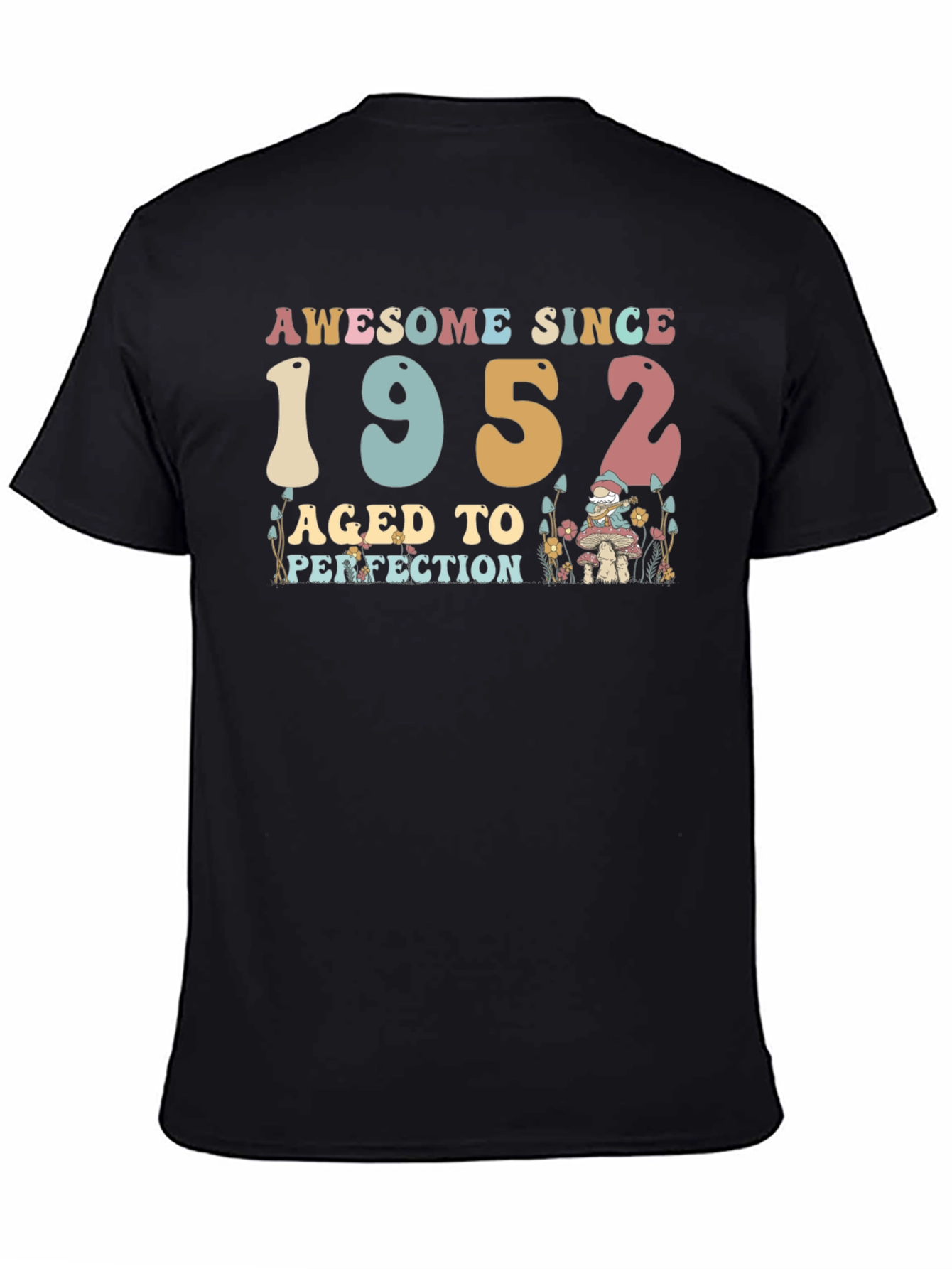 Awesome Since 1952 Black T-Shirt