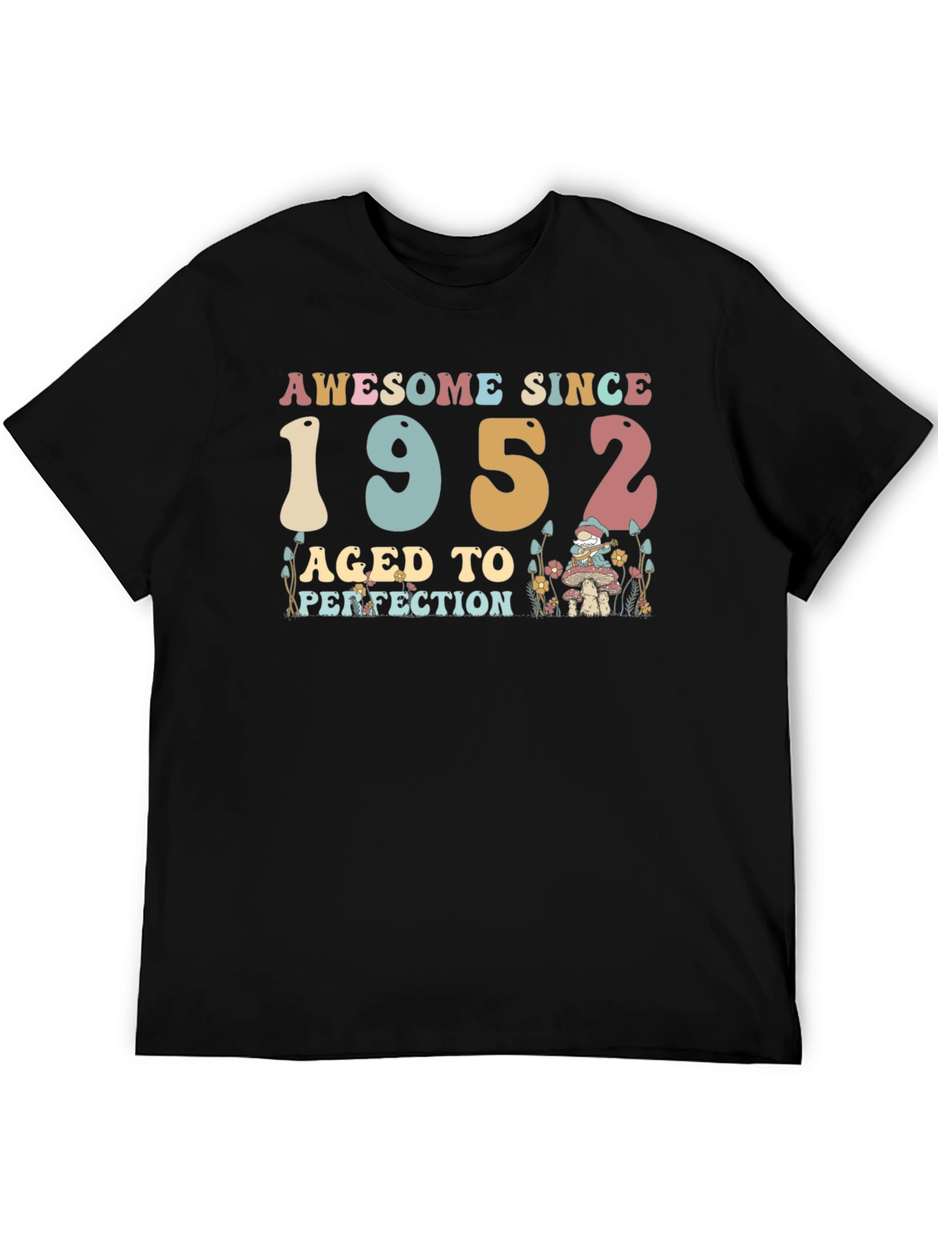 Awesome Since 1952 Black T-Shirt