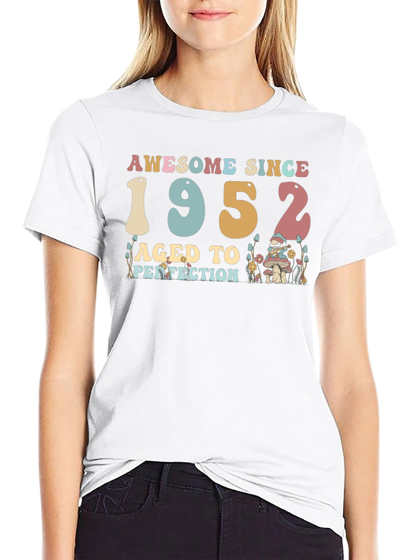 Awesome Since 1952 Black T-Shirt