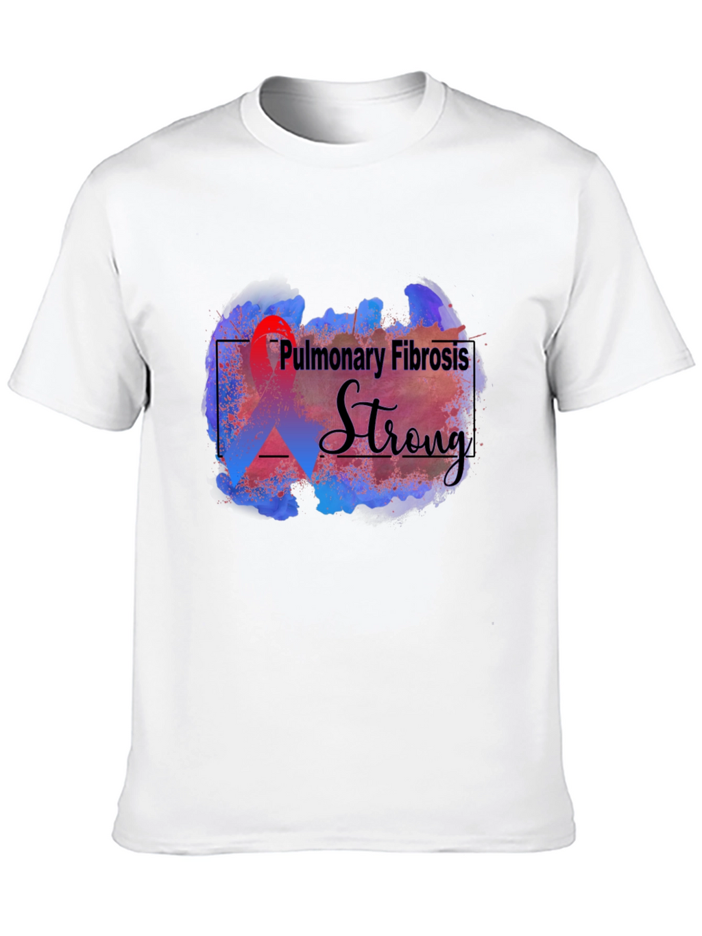Pulmonary Fibrosis Strong Supporter T-Shirt
