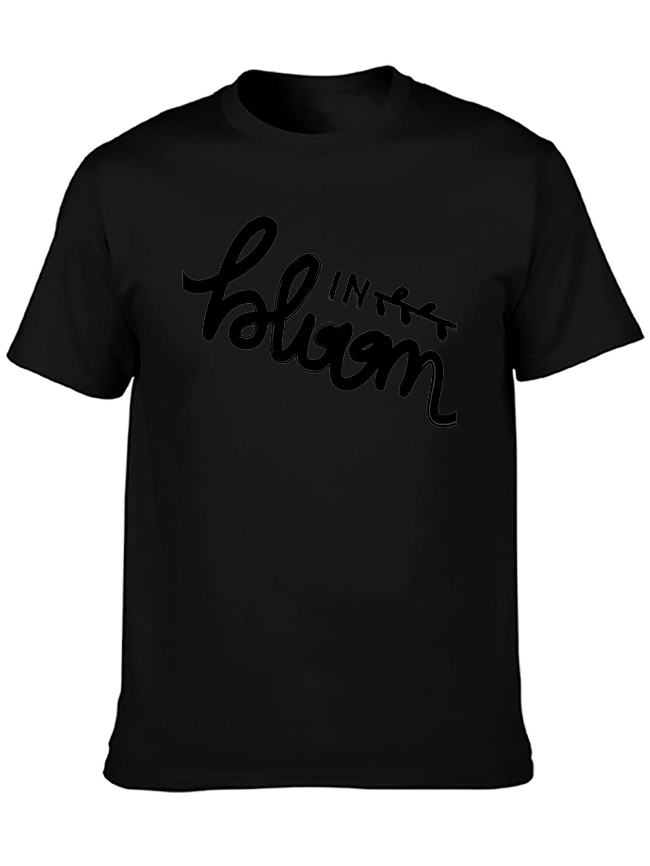 In Bloom Black Graphic Tee