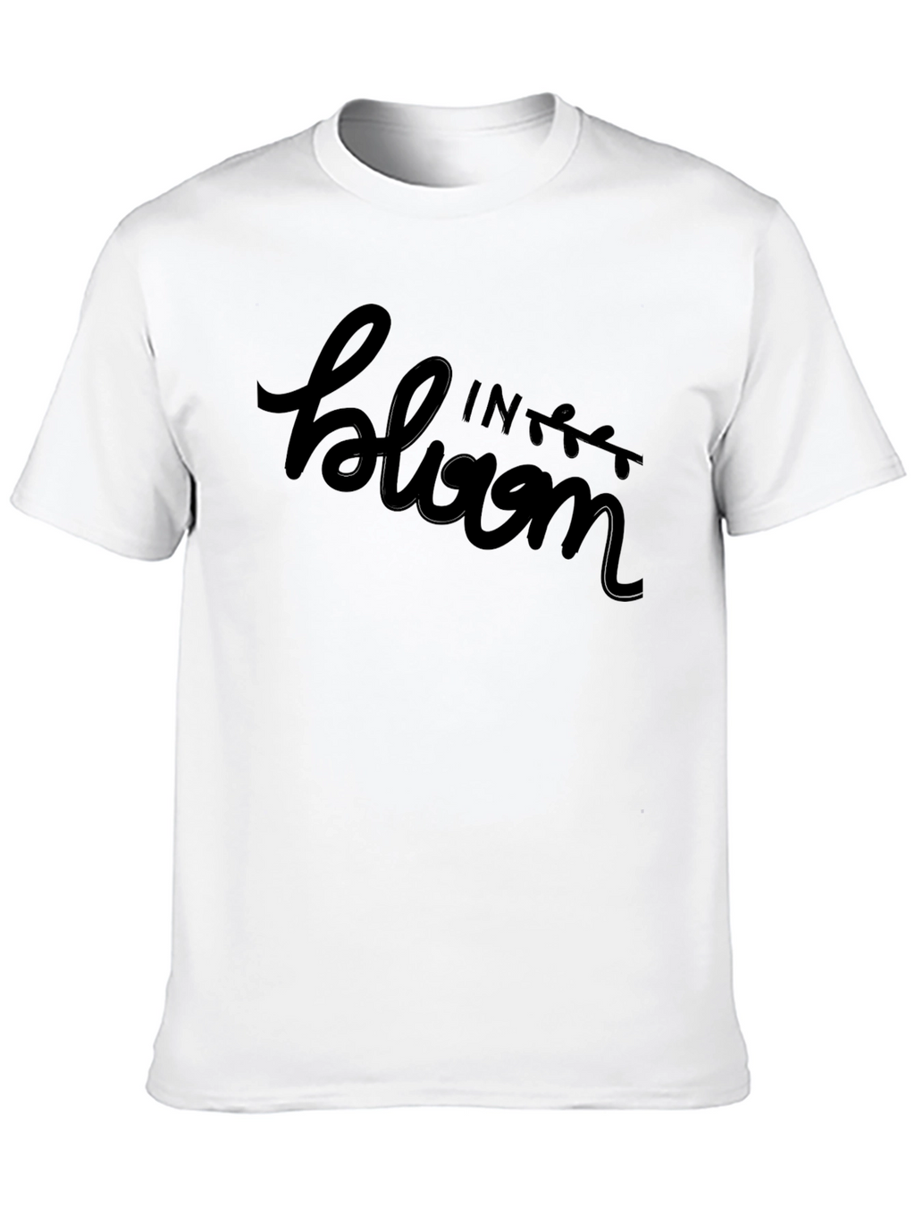 In Bloom Black Graphic Tee