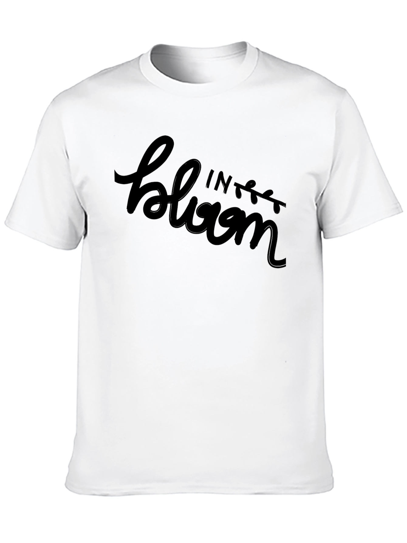 In Bloom Black Graphic Tee