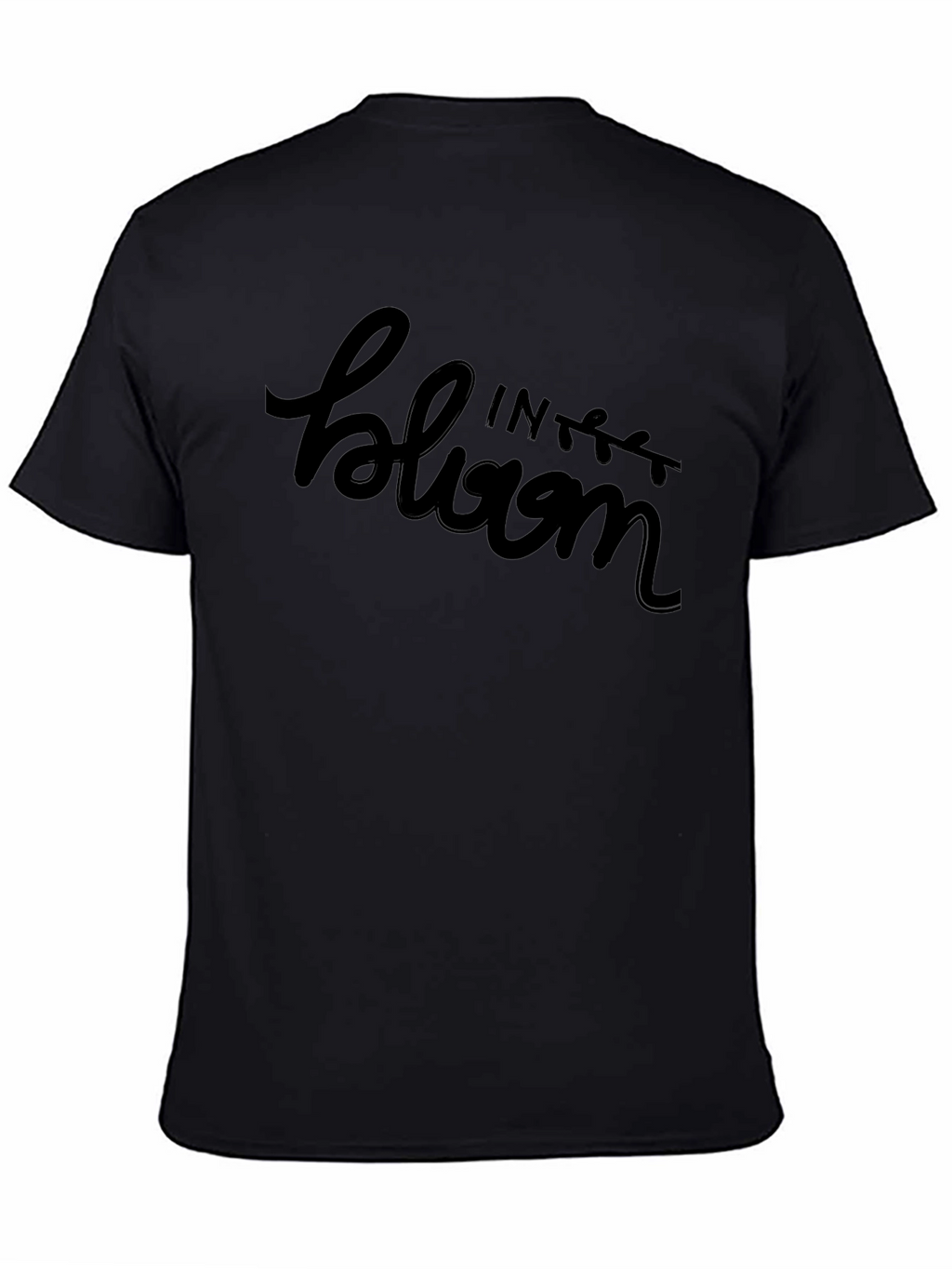 In Bloom Black Graphic Tee