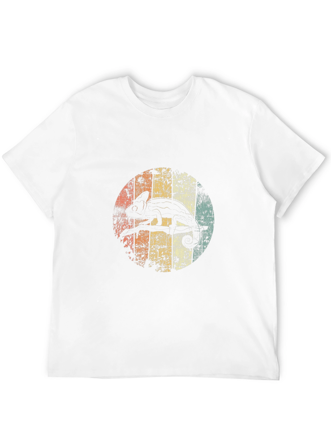 Retro Chameleon Graphic Tee