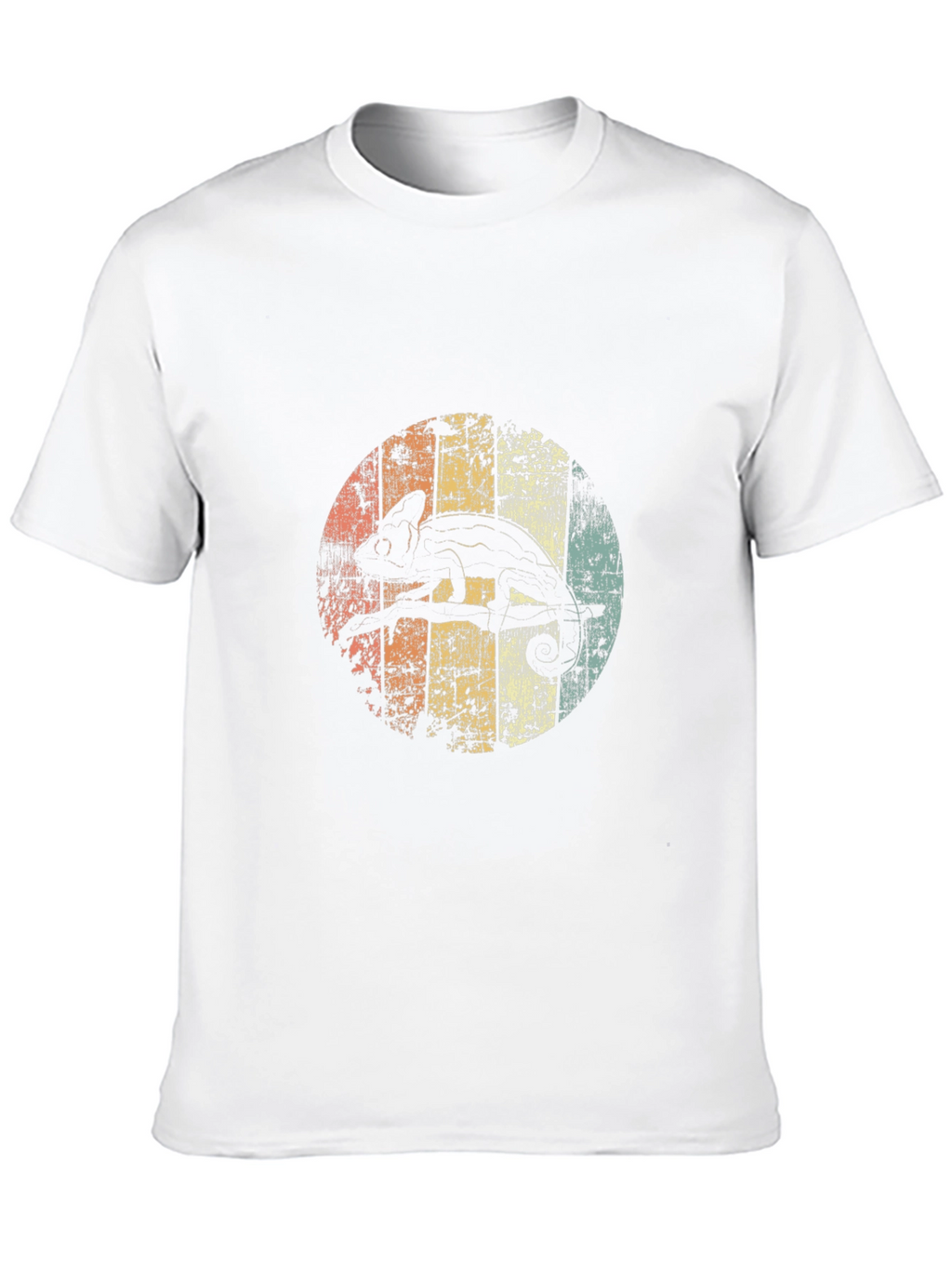 Retro Chameleon Graphic Tee