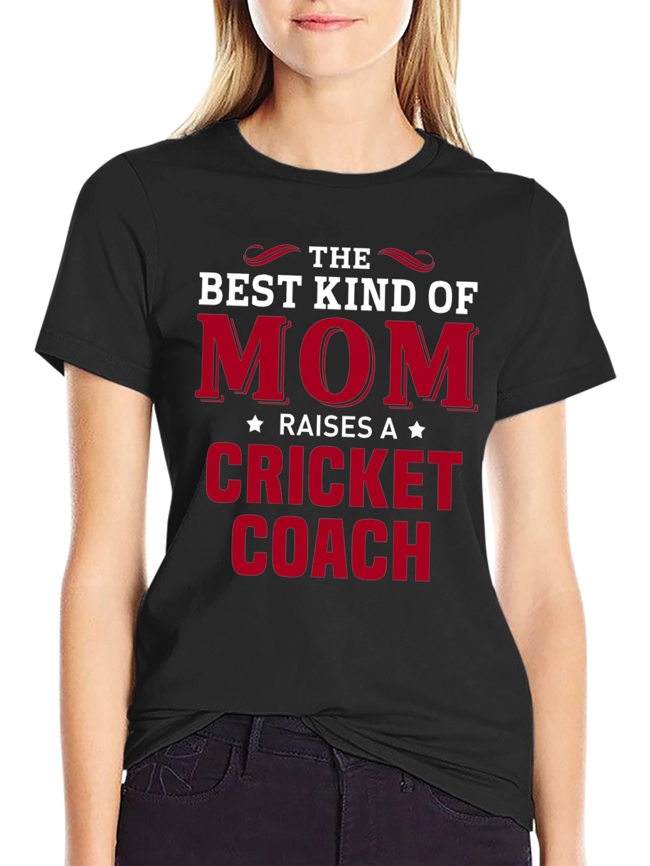 Best Kind of Mom Cricket Coach T-Shirt