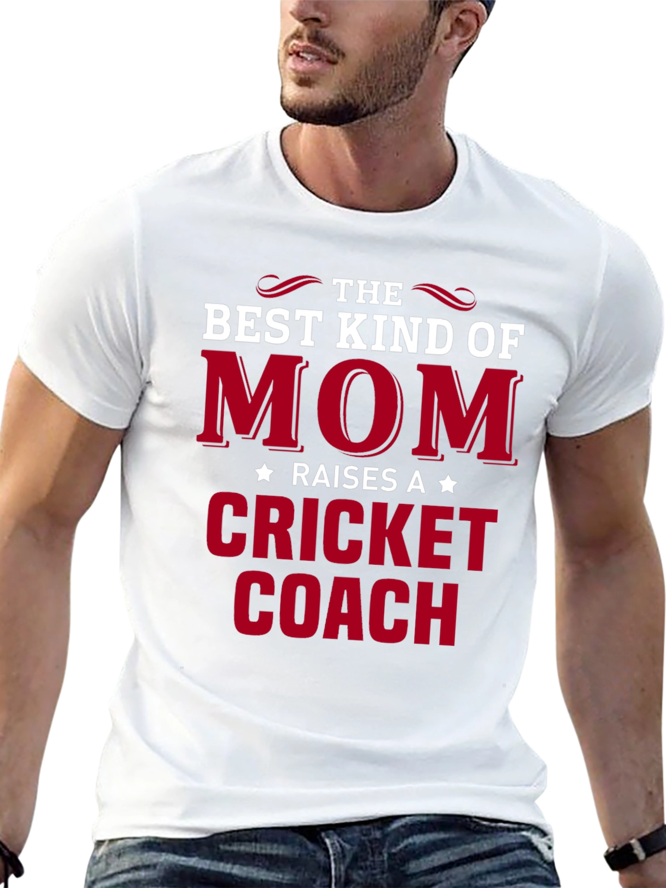 Best Kind of Mom Cricket Coach T-Shirt