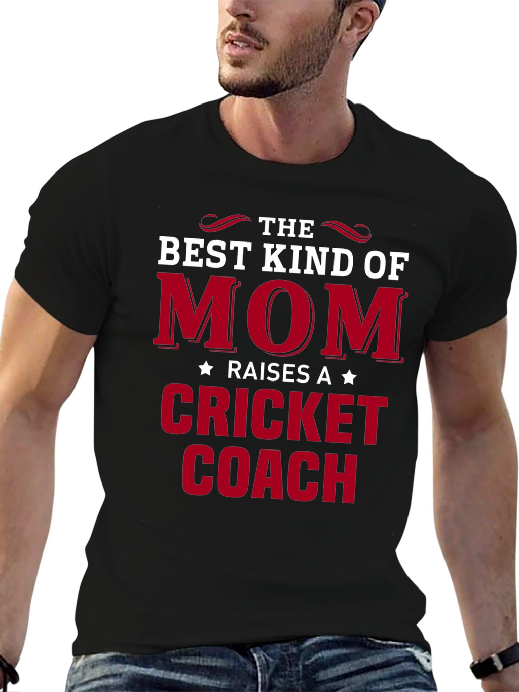 Best Kind of Mom Cricket Coach T-Shirt