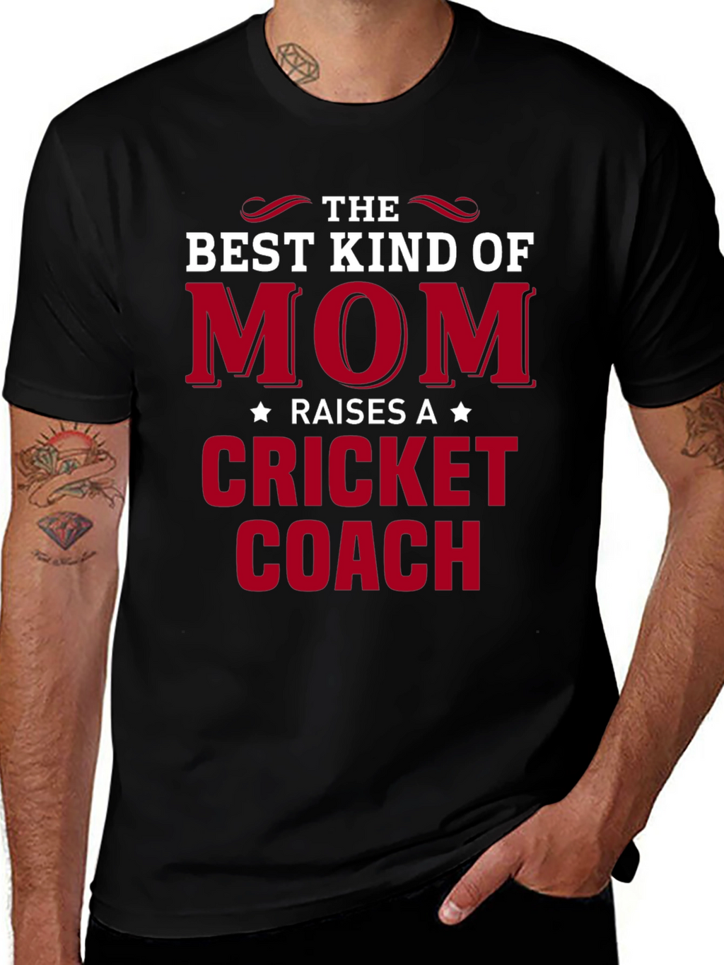 Best Kind of Mom Cricket Coach T-Shirt