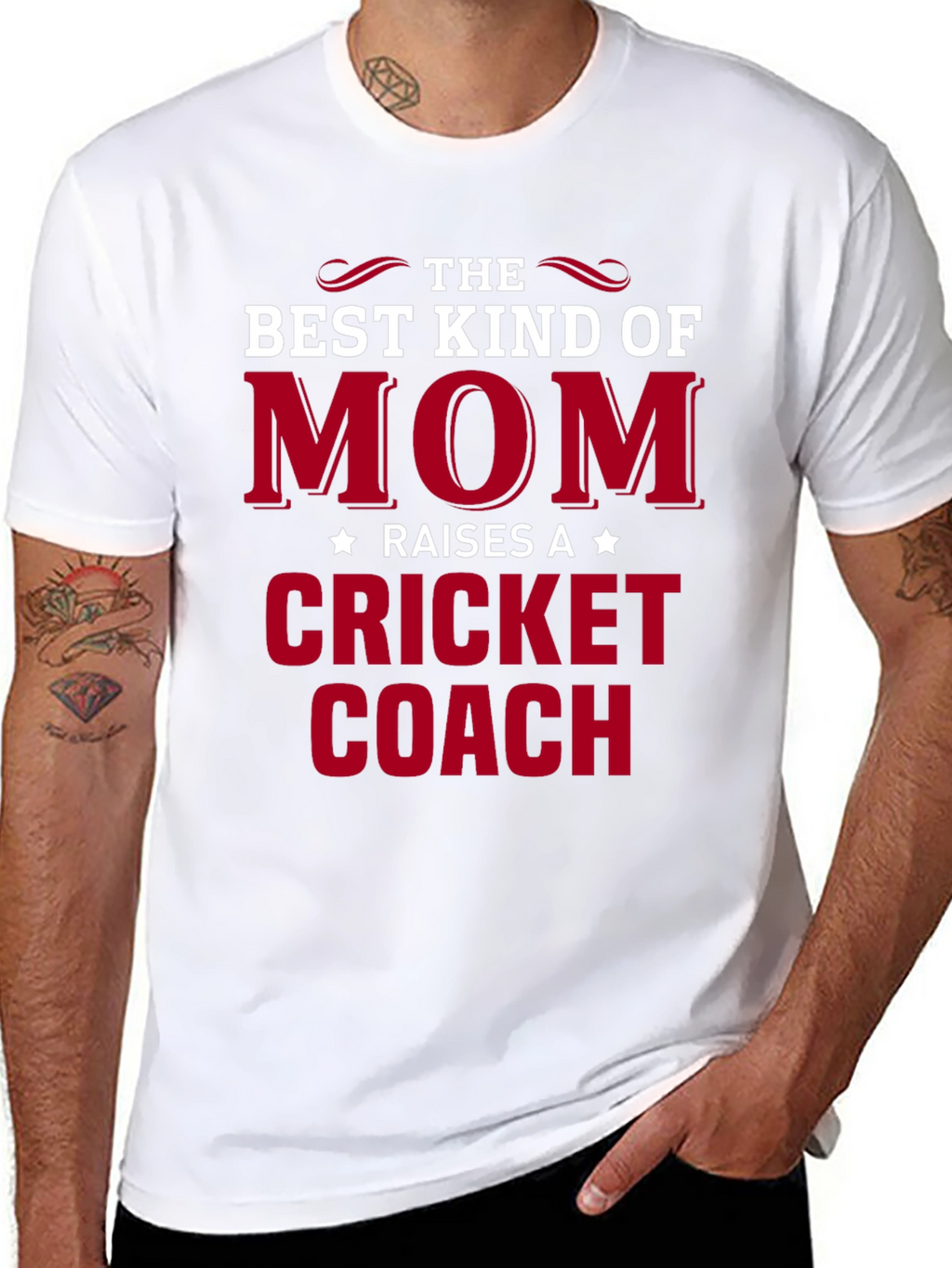 Best Kind of Mom Cricket Coach T-Shirt
