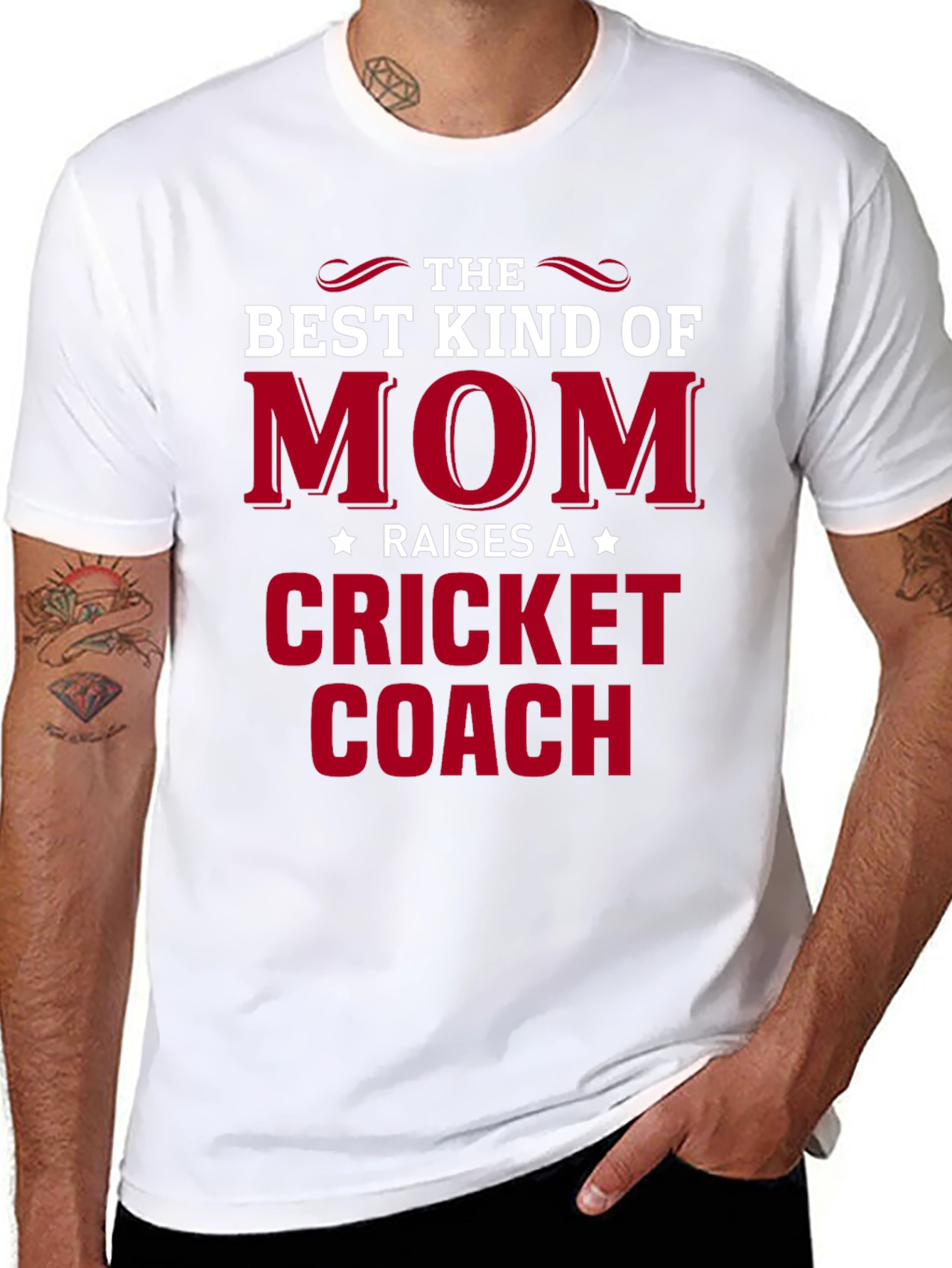 Best Kind of Mom Cricket Coach T-Shirt