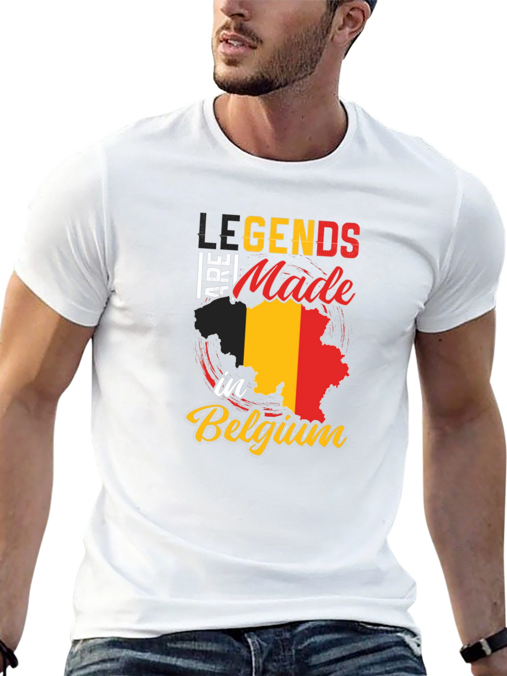Legends Are Made In Belgium Graphic Tee